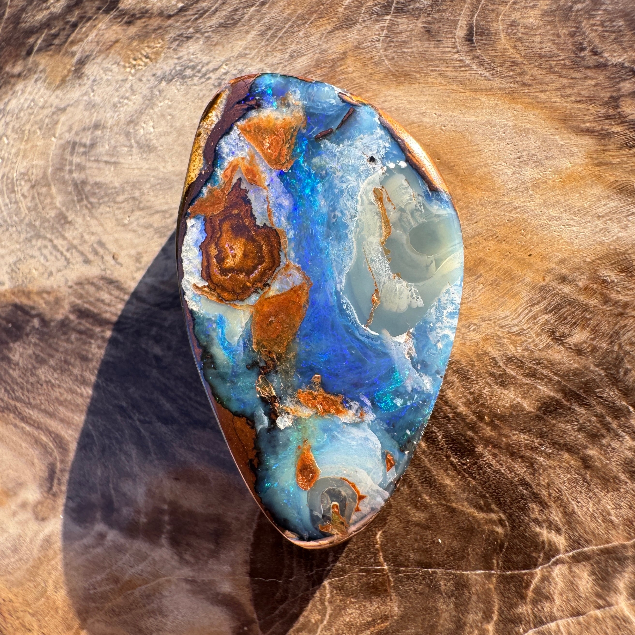 21.3ct Winton Queensland Boulder Opal | Solid Australian Opal | Hand-Cut