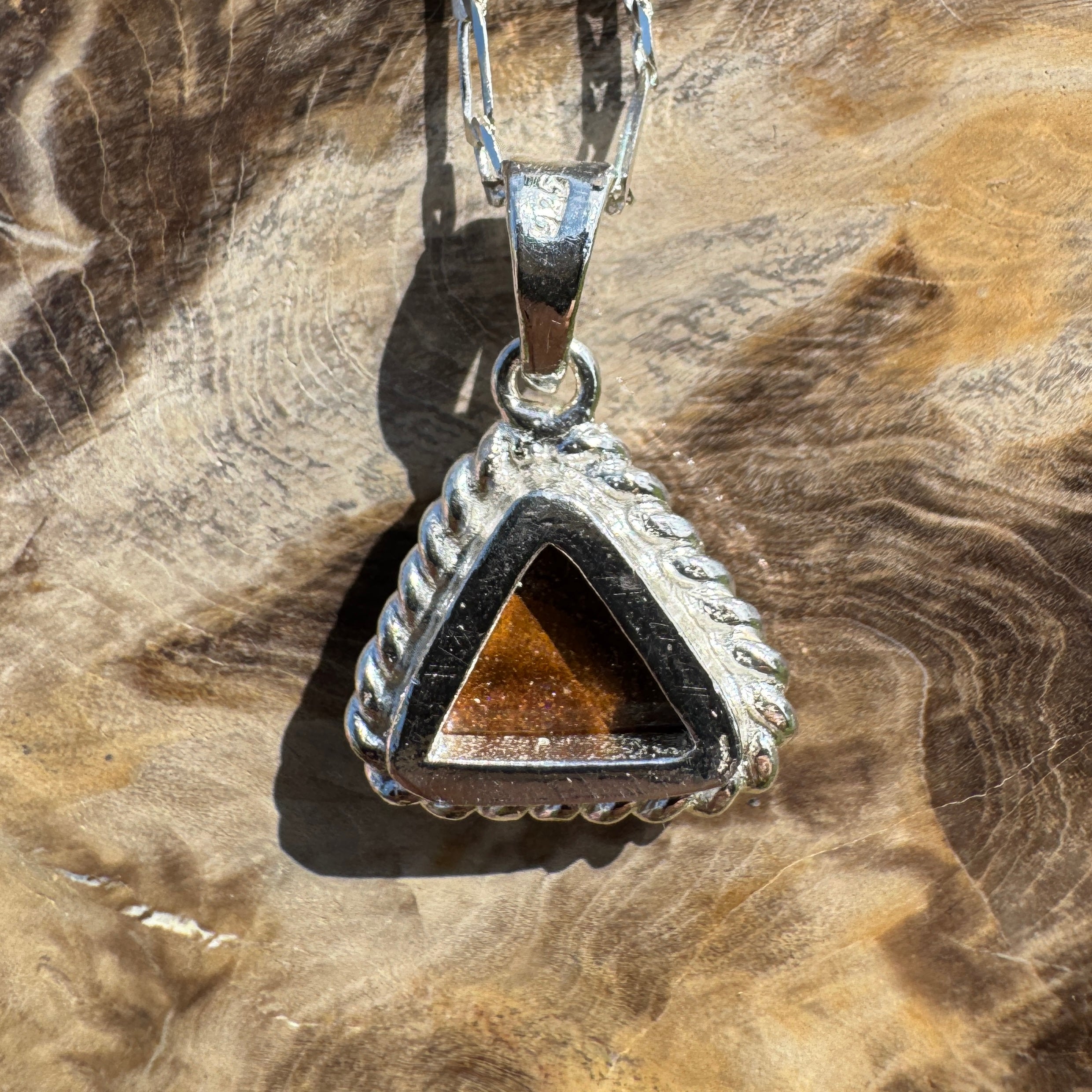 Diamantina Dusk ~ Queensland Boulder Opal 925 Sterling Silver Pendant Necklace