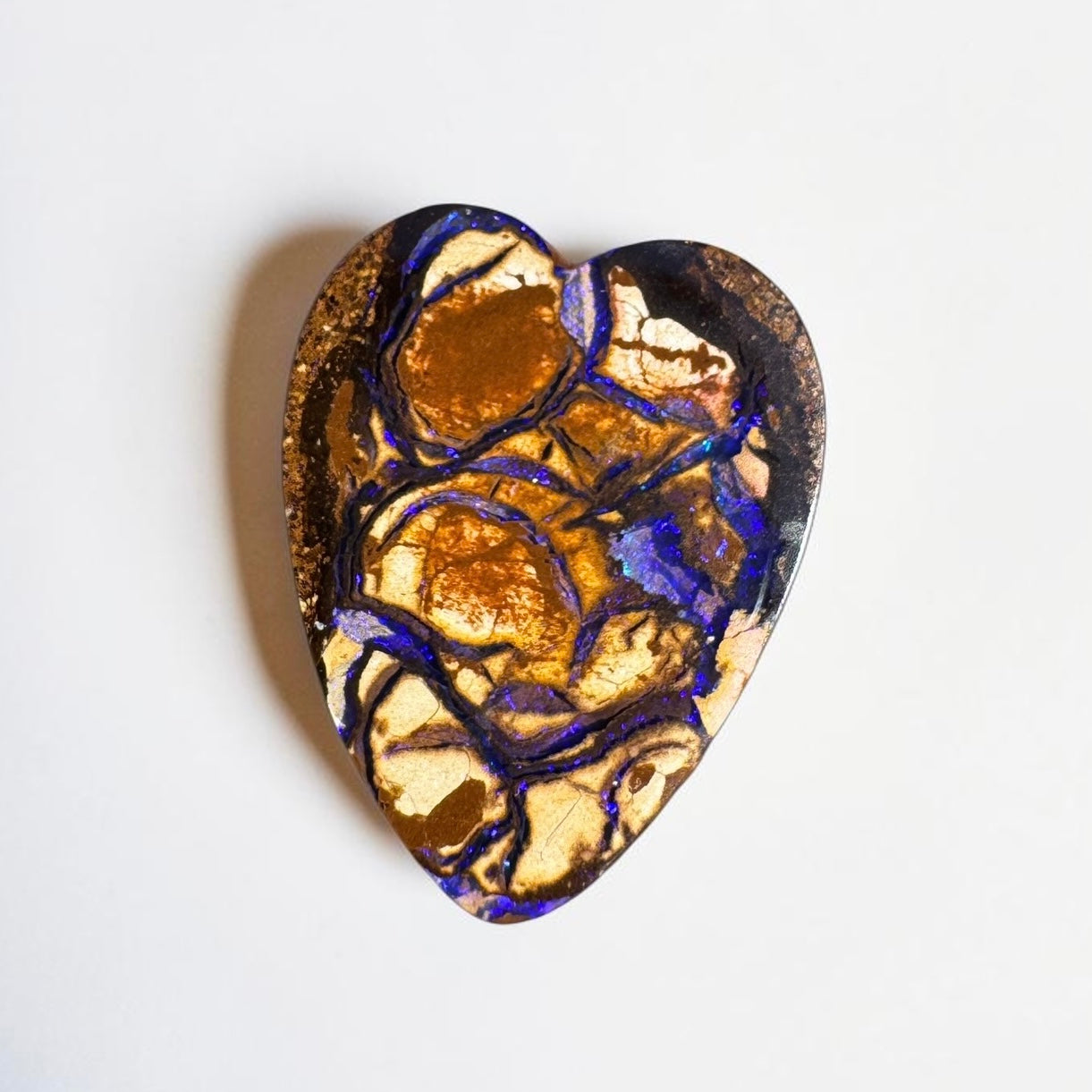 5ct Queensland Boulder Opal | Solid Australian Opal | Hand-Cut
