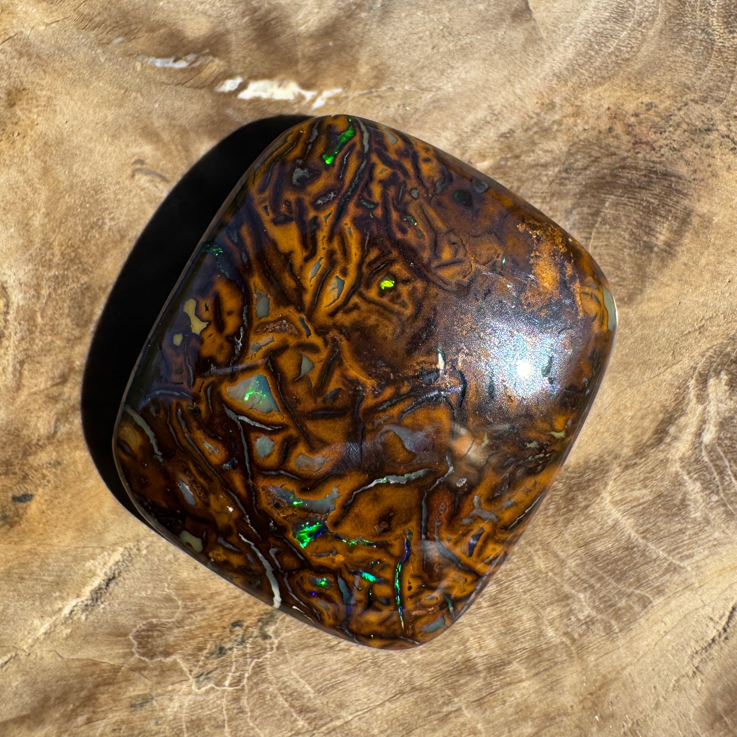 18ct Queensland Boulder Opal | Solid Australian Opal | Hand-Cut