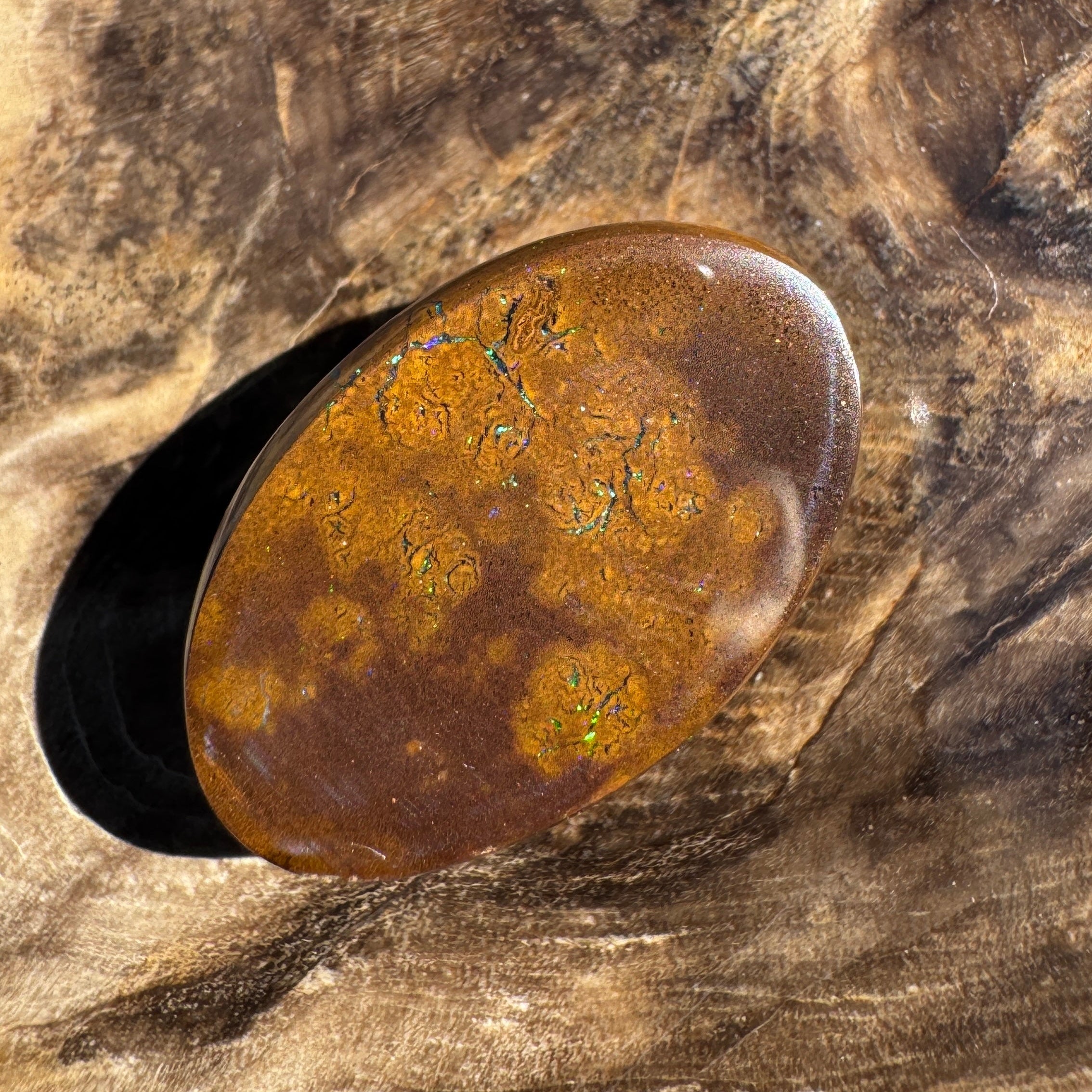 19ct Queensland Boulder Opal | Solid Australian Opal | Hand-Cut