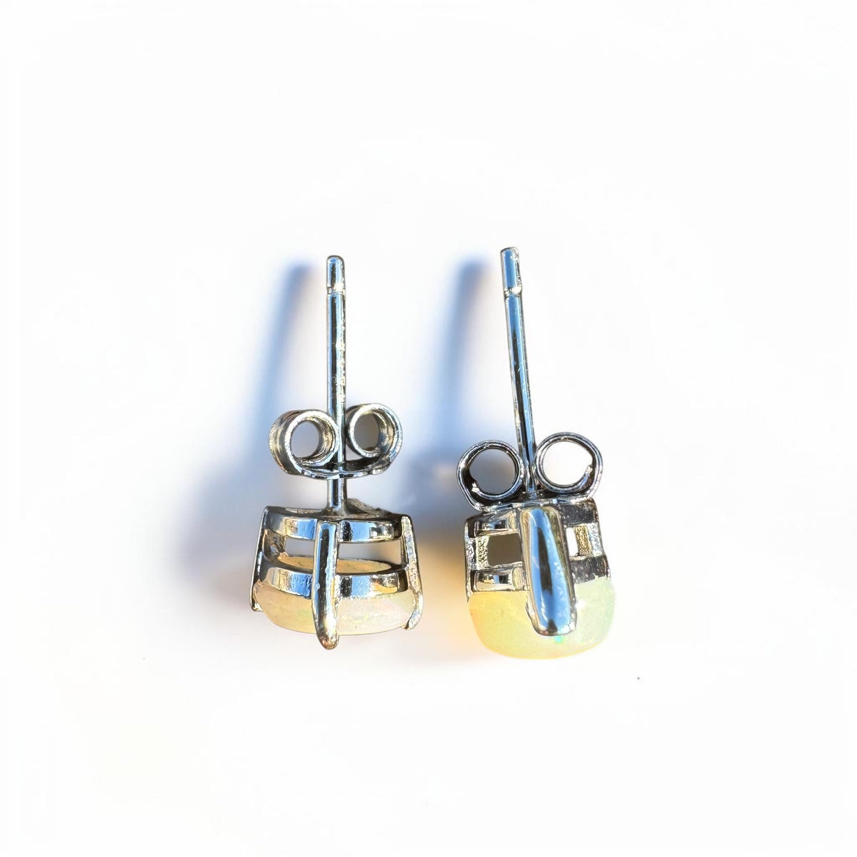 1.2ct Coober Pedy Opal Earrings ~ 'Walpole Sparkle' | 925 Sterling Silver | Solid Australian Opal