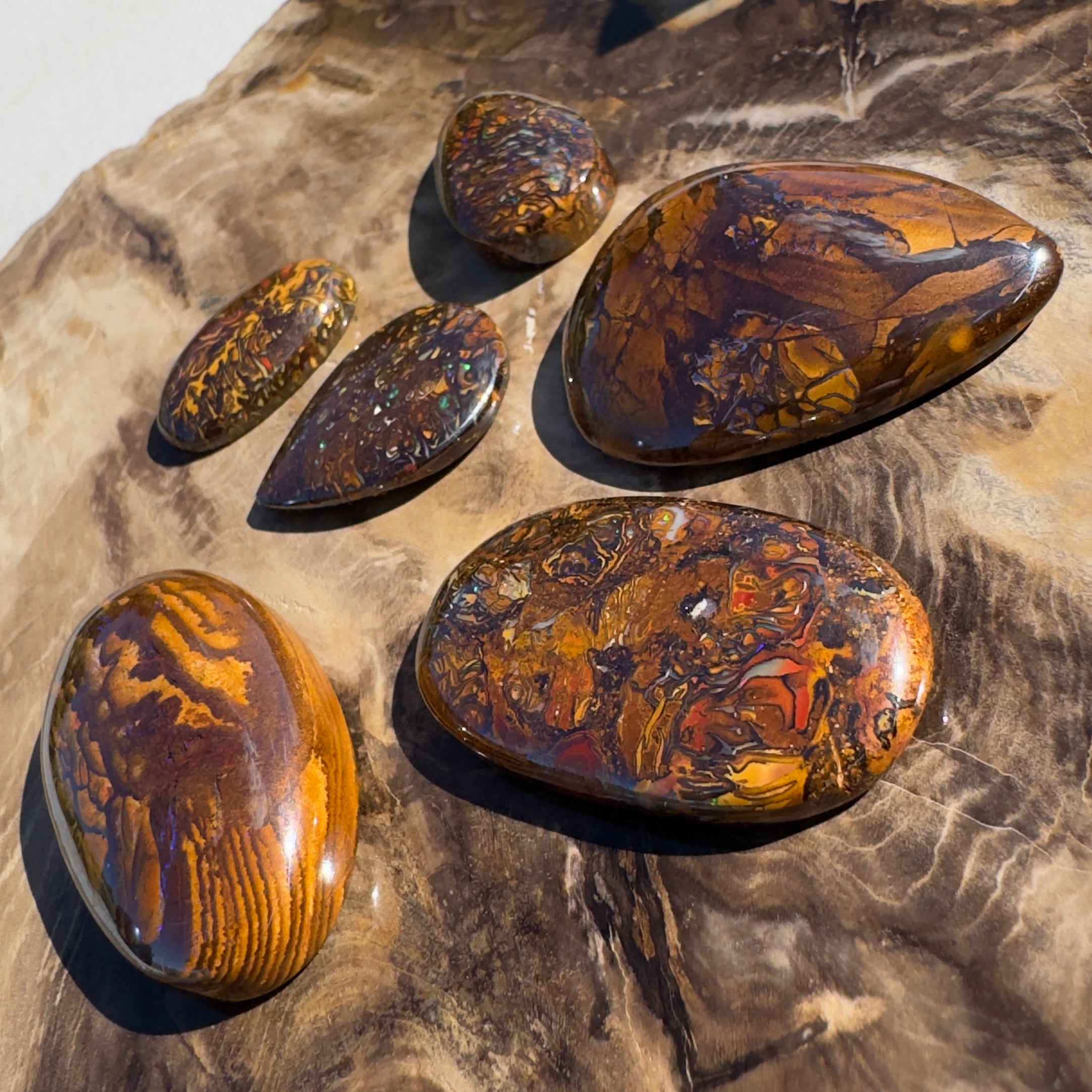 248ct Queensland Boulder Opal Parcel | Solid Australian Opal