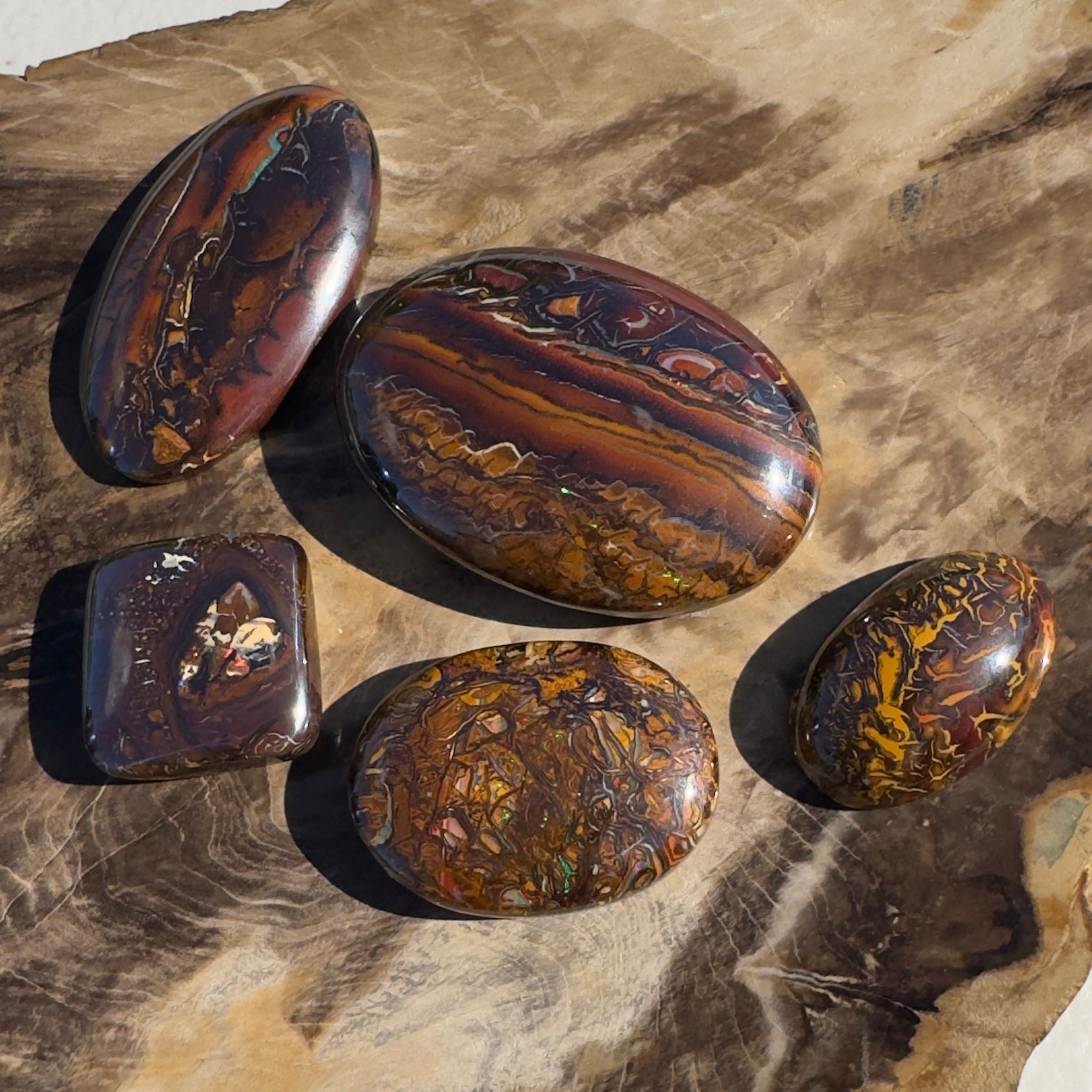 299ct Queensland Boulder Opal Parcel | Solid Australian Opal