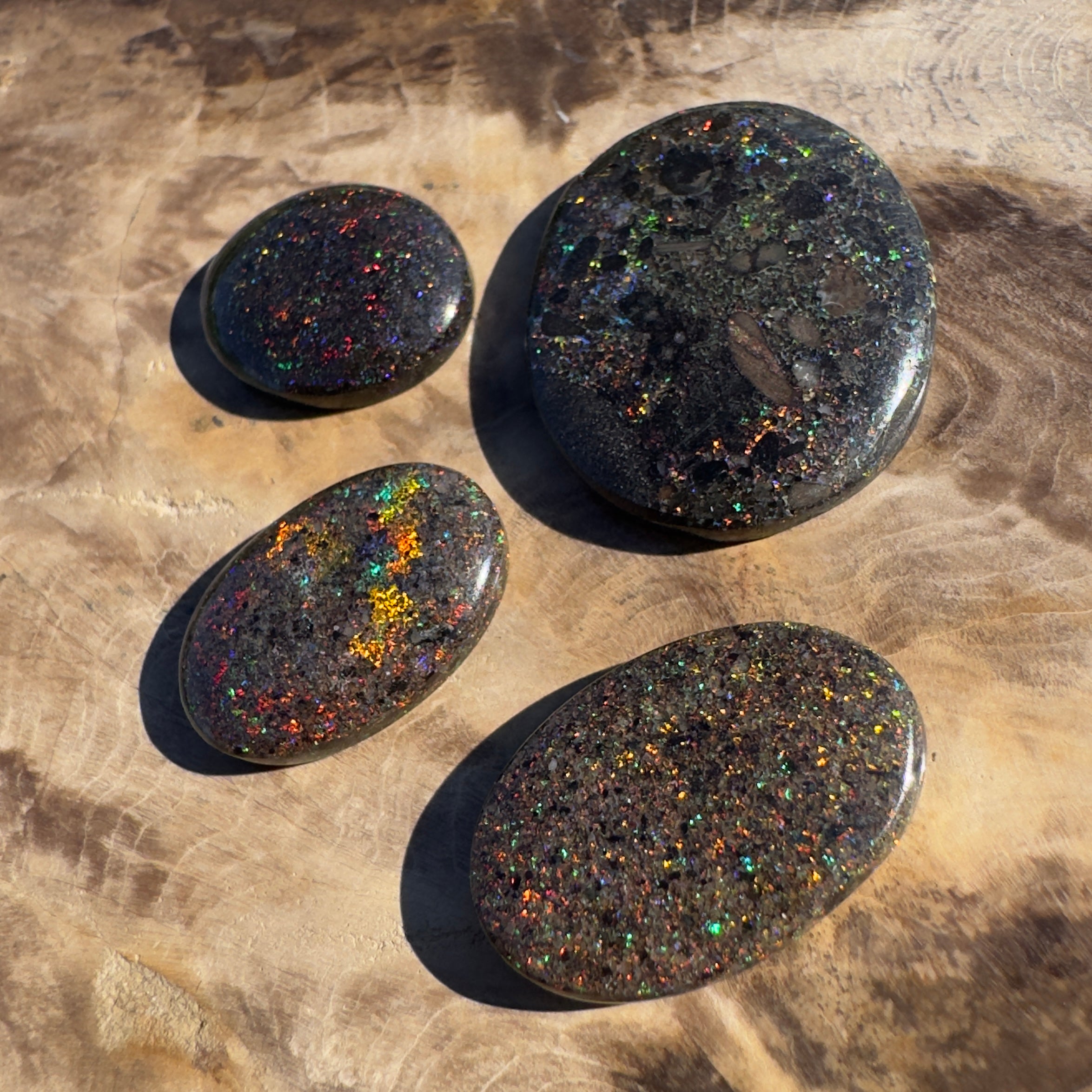 34ct Andamooka Treated Matrix Opal Parcel | Solid Australian Opal
