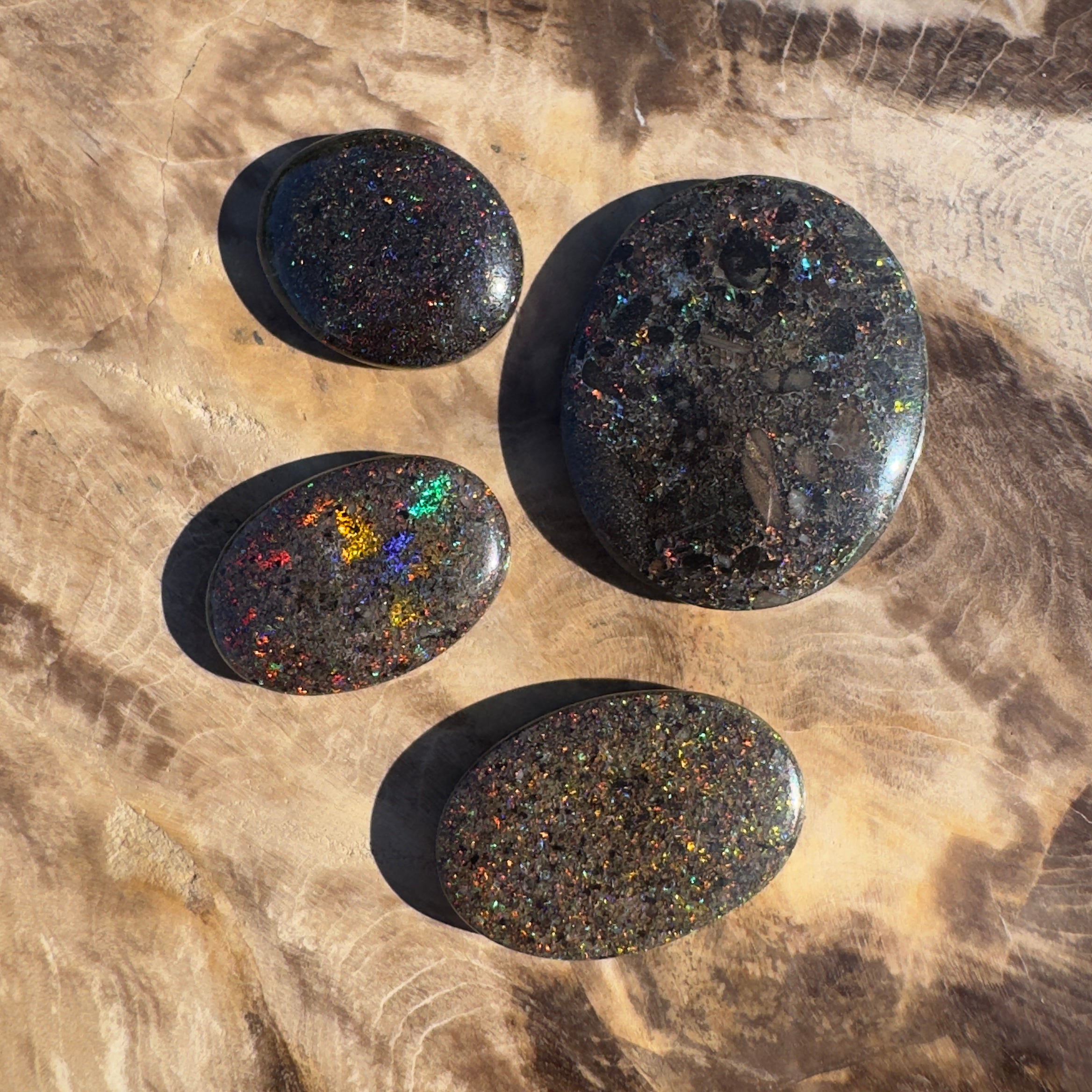 34ct Andamooka Treated Matrix Opal Parcel | Solid Australian Opal