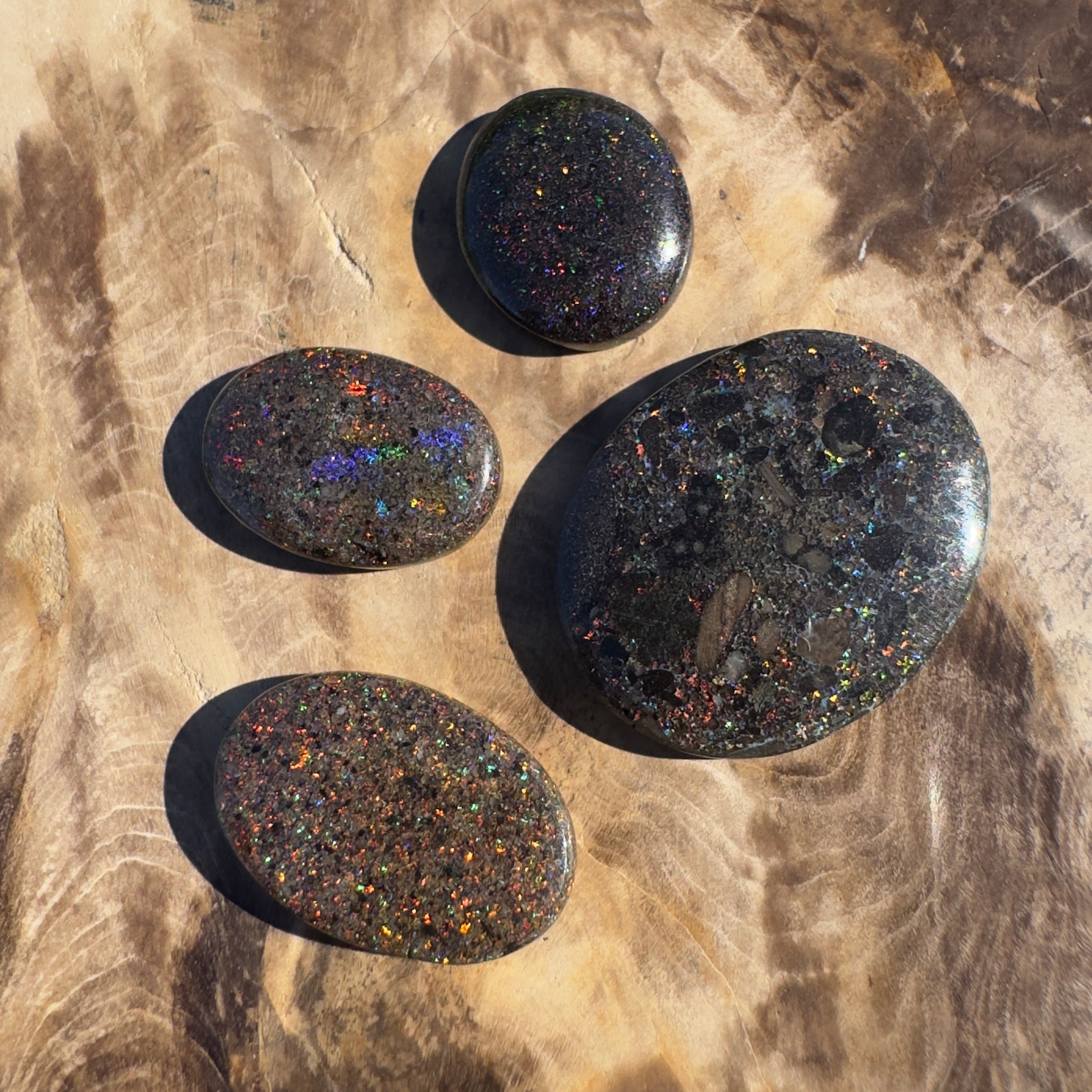 34ct Andamooka Treated Matrix Opal Parcel | Solid Australian Opal