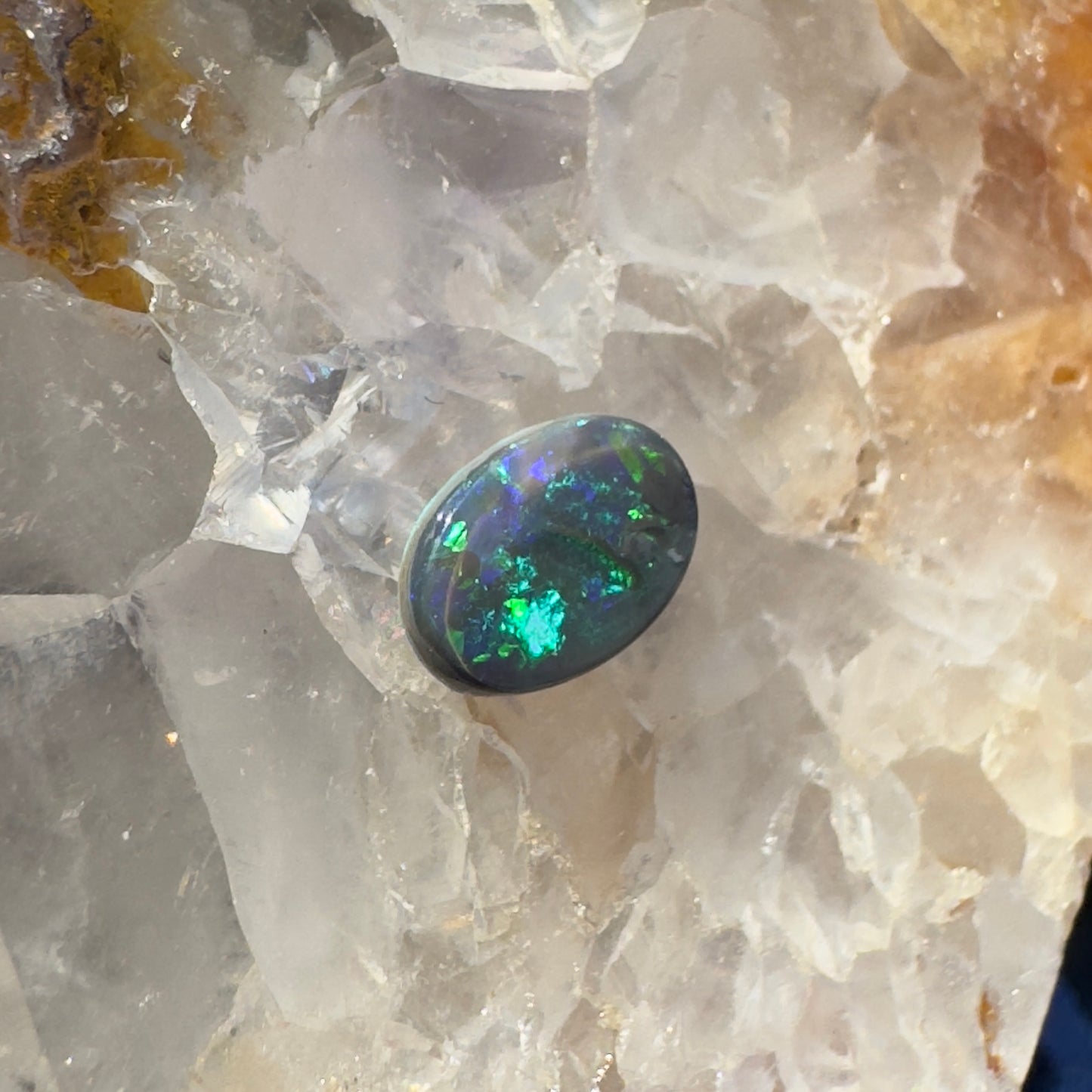 Lightning Ridge Black Opal 0.4carat Solid Hand-Cut Luxury - Iona Opal Australia