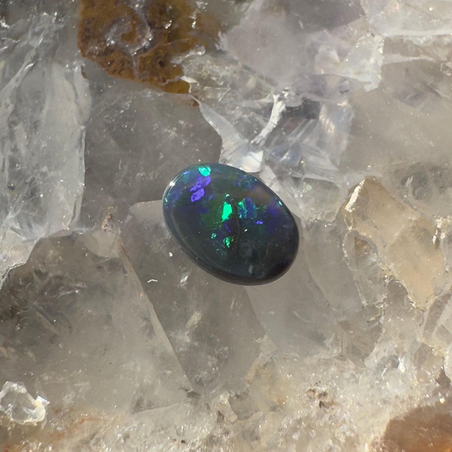 Lightning Ridge Black Opal 0.4carat Solid Hand-Cut Luxury - Iona Opal Australia