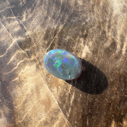 Lightning Ridge Black Opal 0.4carat Solid Hand-Cut Luxury - Iona Opal Australia