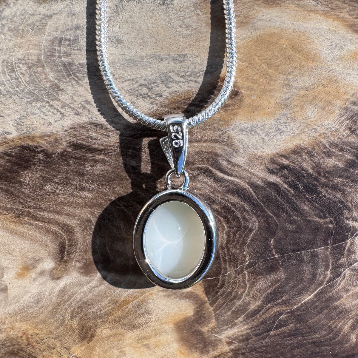 1.2ct Coober Pedy Opal Pendant Necklace ~ 'Moreton Bay Lace' | 925 Sterling Silver | Solid Australian Opal