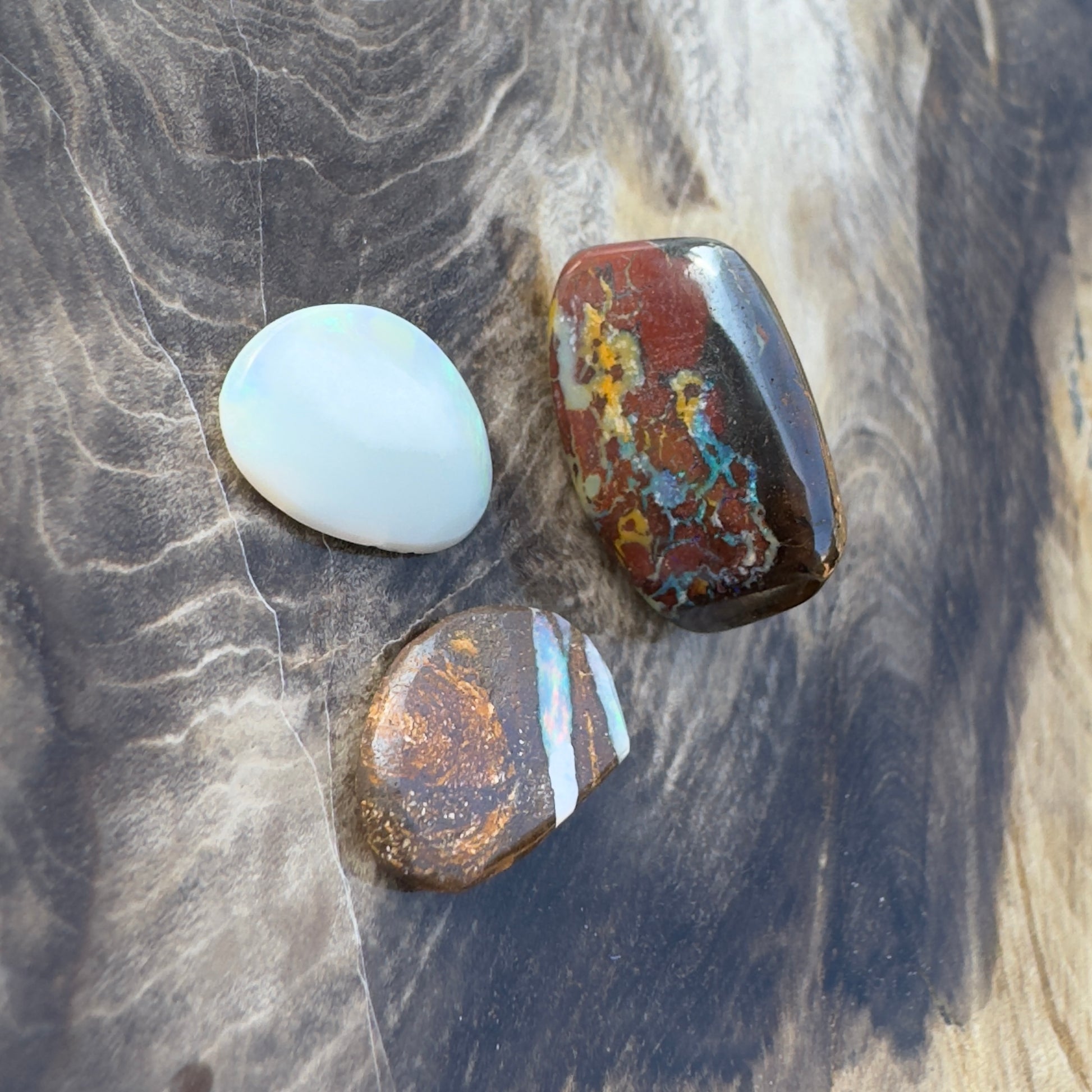 Queensland Boulder Opal, Yowah Nut and Coober Pedy Opal parcel 14.1carat total weight - Iona Opal Australia