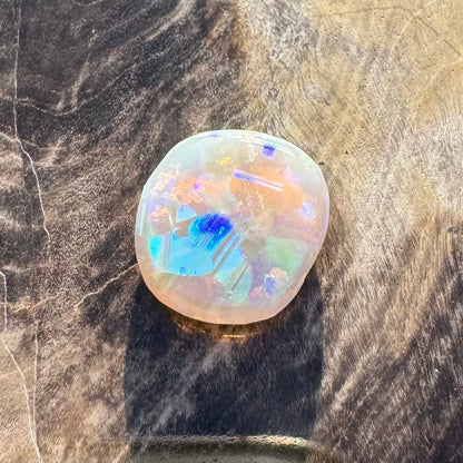 Lightning Ridge Opal 1.6carat Solid Hand-Cut Honeycomb Pattern - Iona Opal Australia