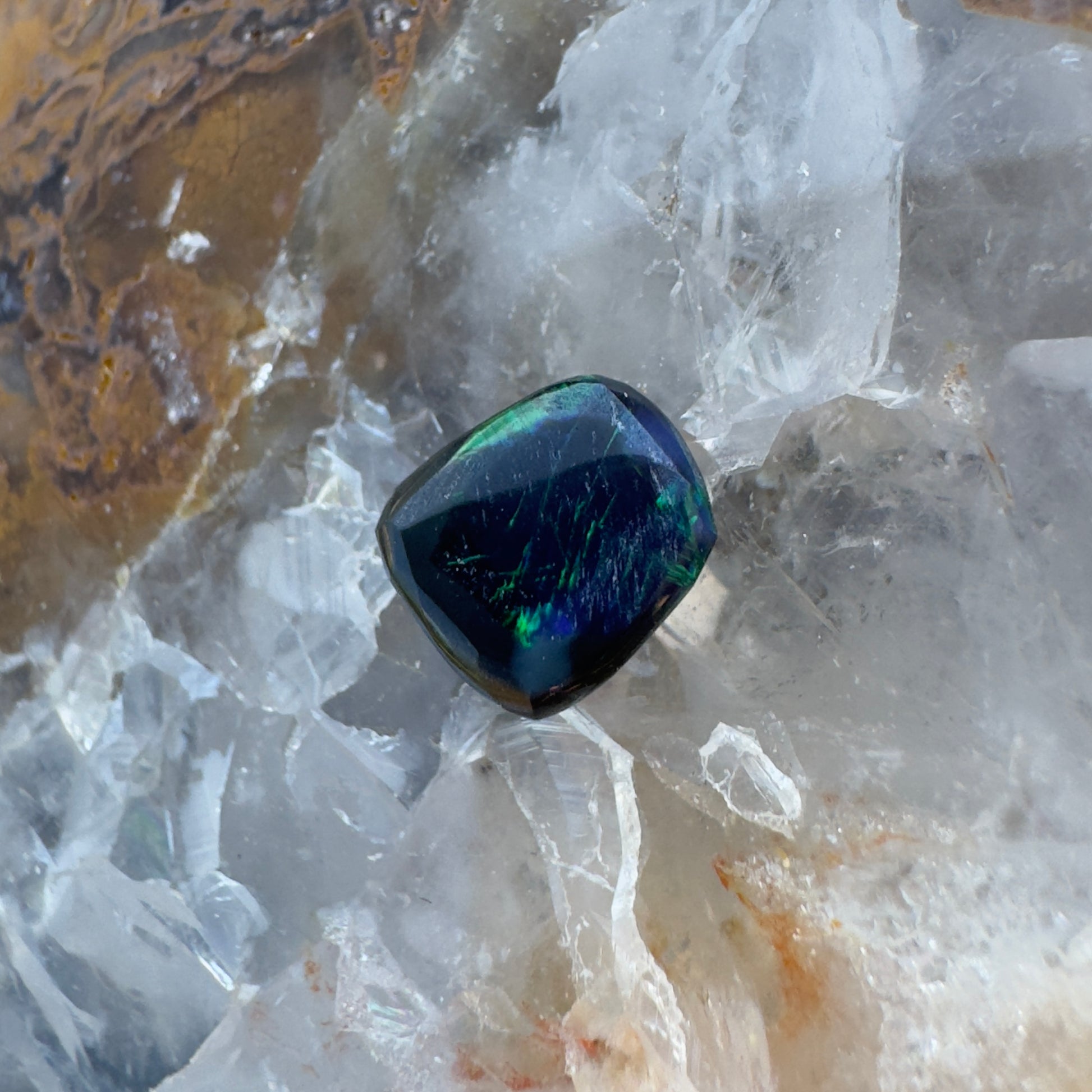 Lightning Ridge Black Opal 0.8carat Solid Hand-Cut - Iona Opal Australia