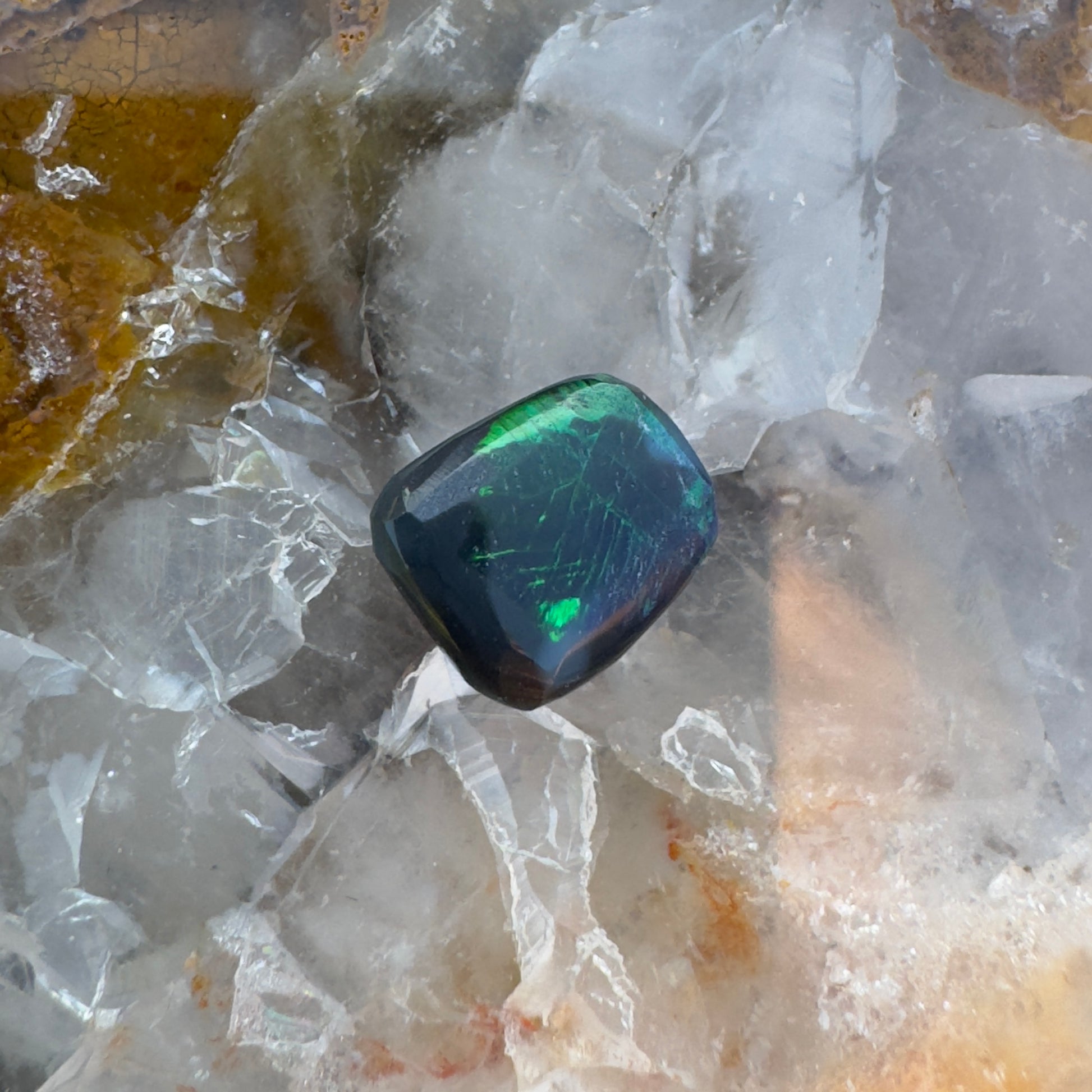 Lightning Ridge Black Opal 0.8carat Solid Hand-Cut - Iona Opal Australia