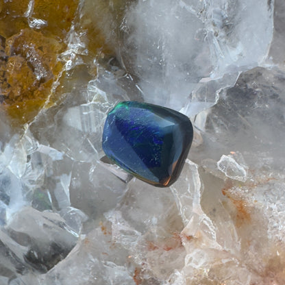 Lightning Ridge Black Opal 0.8carat Solid Hand-Cut - Iona Opal Australia