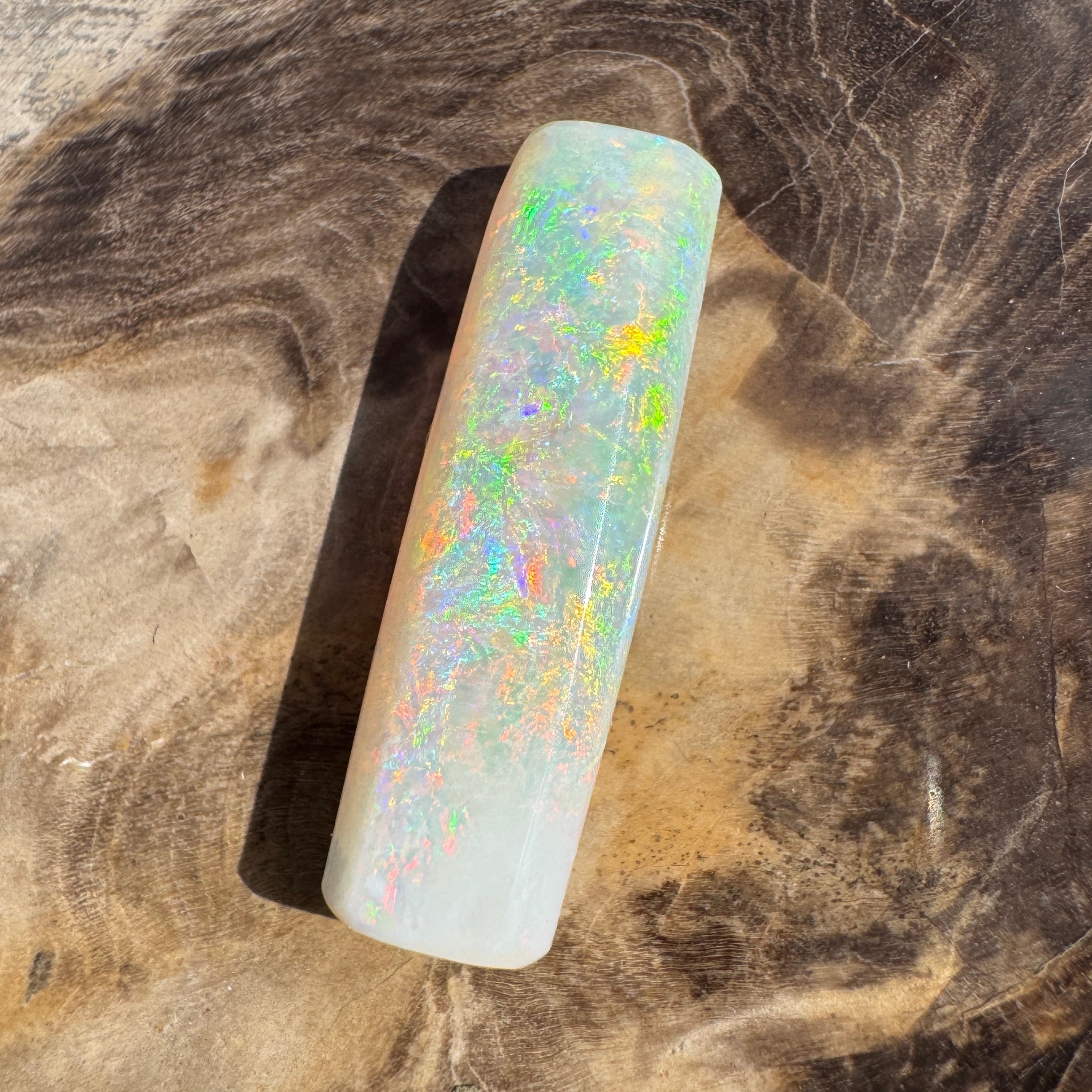 10.6ct Coober Pedy Belemnite Opal | Solid Australian Opal | Hand-Cut