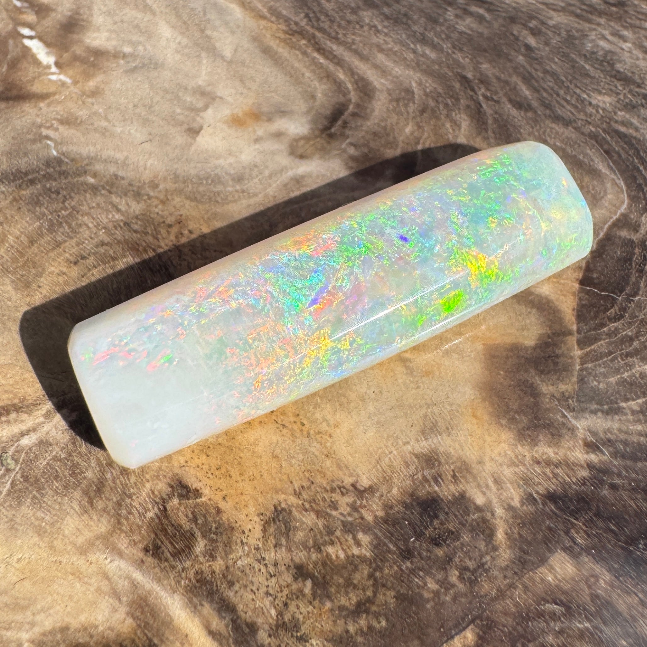 10.6ct Coober Pedy Belemnite Opal | Solid Australian Opal | Hand-Cut