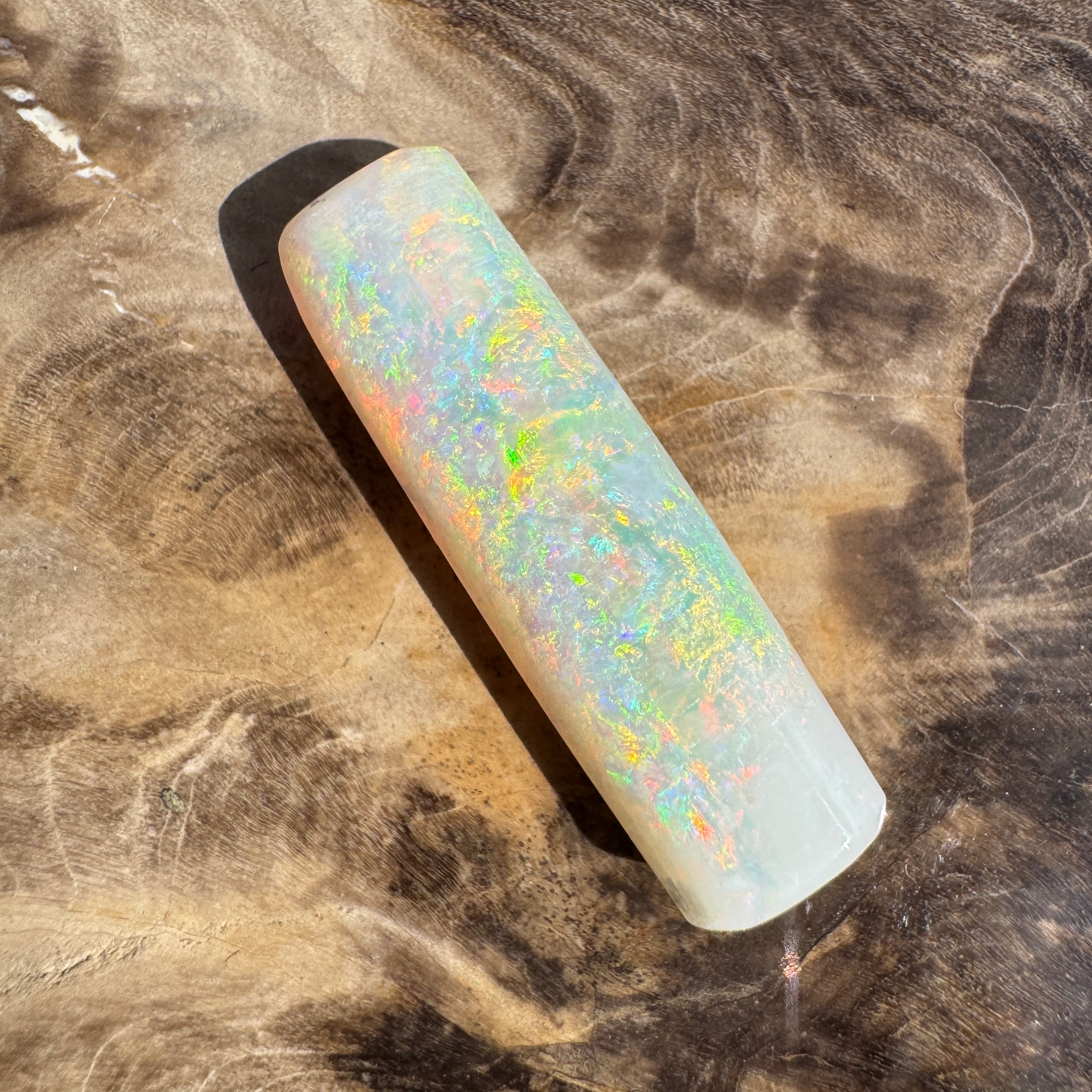 10.6ct Coober Pedy Belemnite Opal | Solid Australian Opal | Hand-Cut