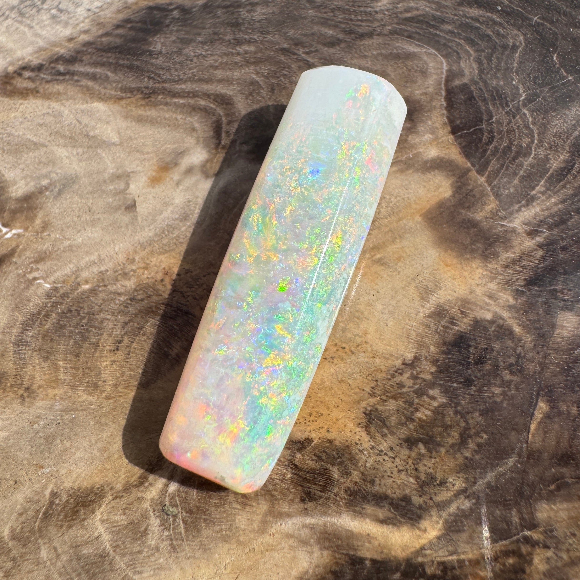 10.6ct Coober Pedy Belemnite Opal | Solid Australian Opal | Hand-Cut