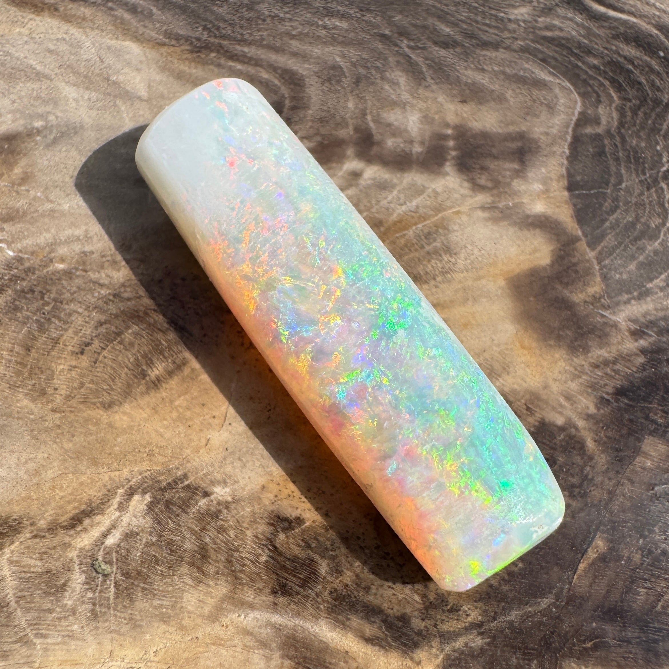 10.6ct Coober Pedy Belemnite Opal | Solid Australian Opal | Hand-Cut