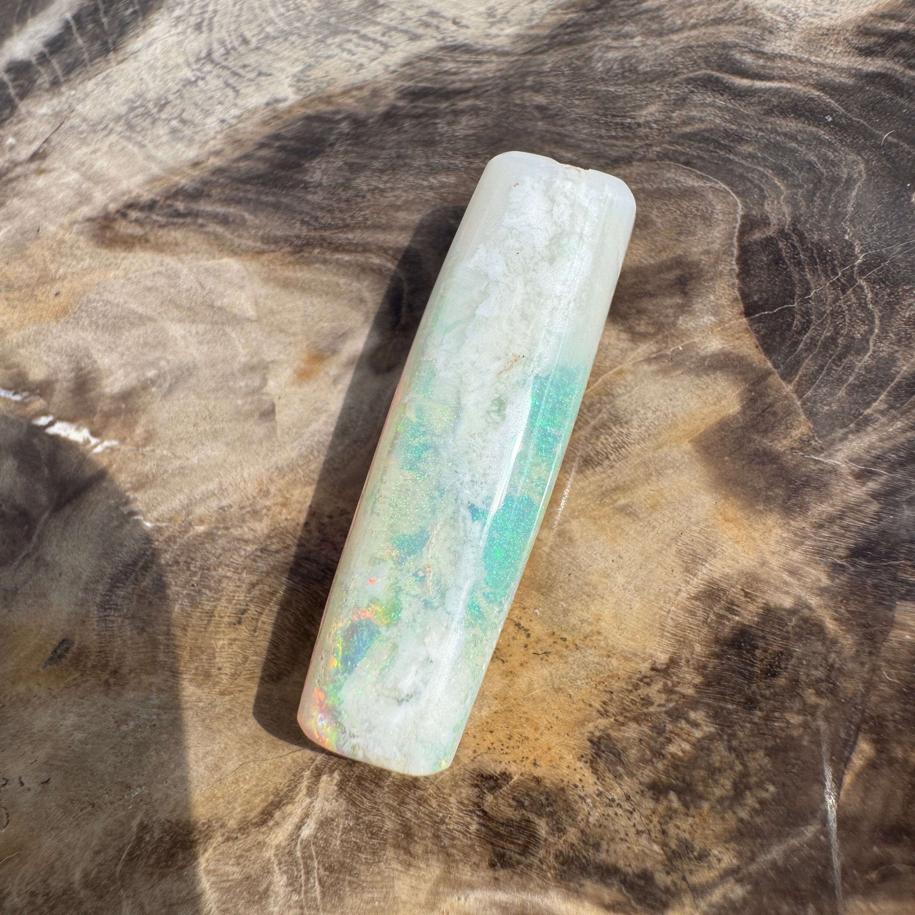 10.6ct Coober Pedy Belemnite Opal | Solid Australian Opal | Hand-Cut