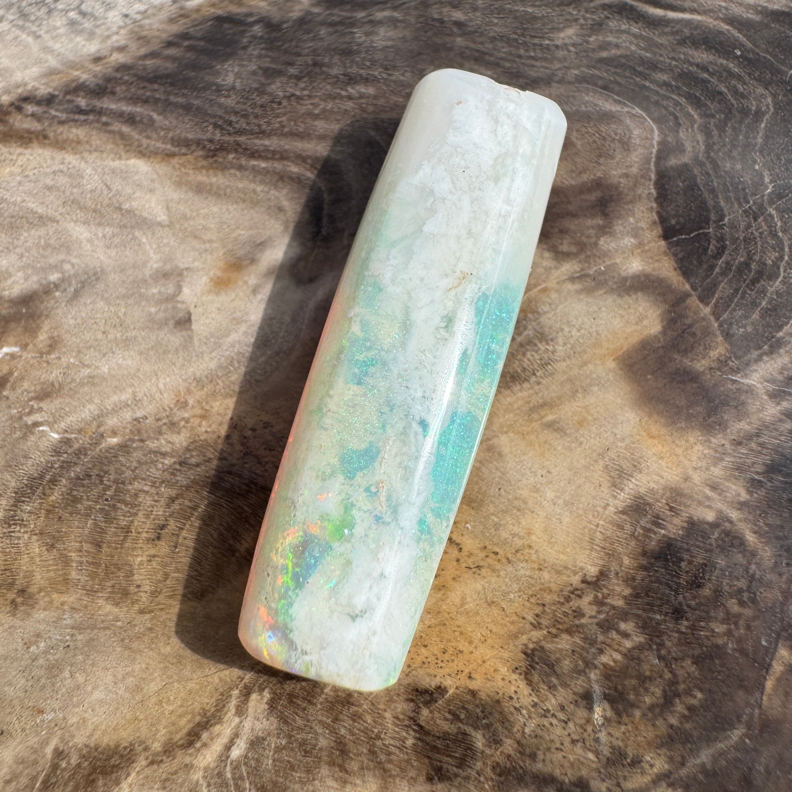 10.6ct Coober Pedy Belemnite Opal | Solid Australian Opal | Hand-Cut
