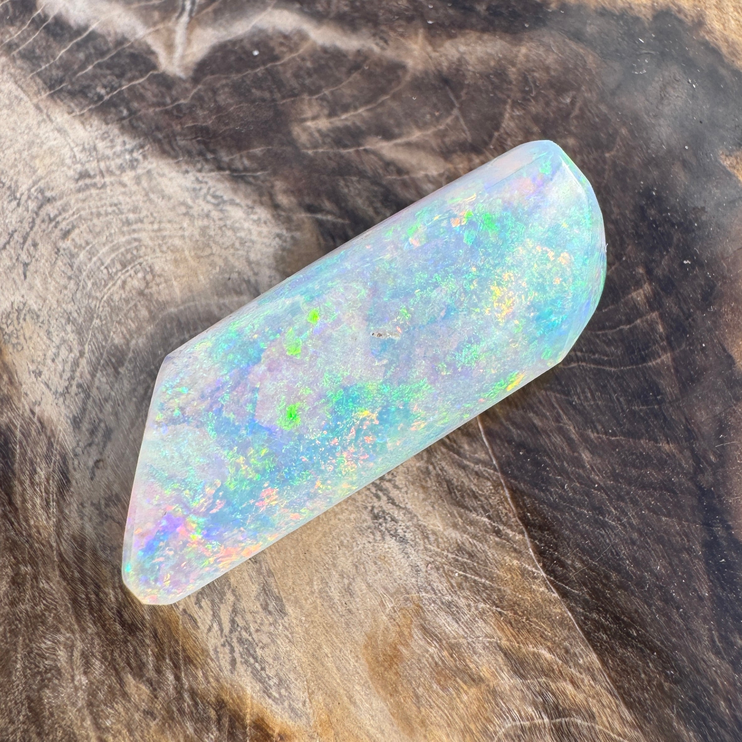 11.6ct Coober Pedy Belemnite Opal | Solid Australian Opal | Hand-Cut