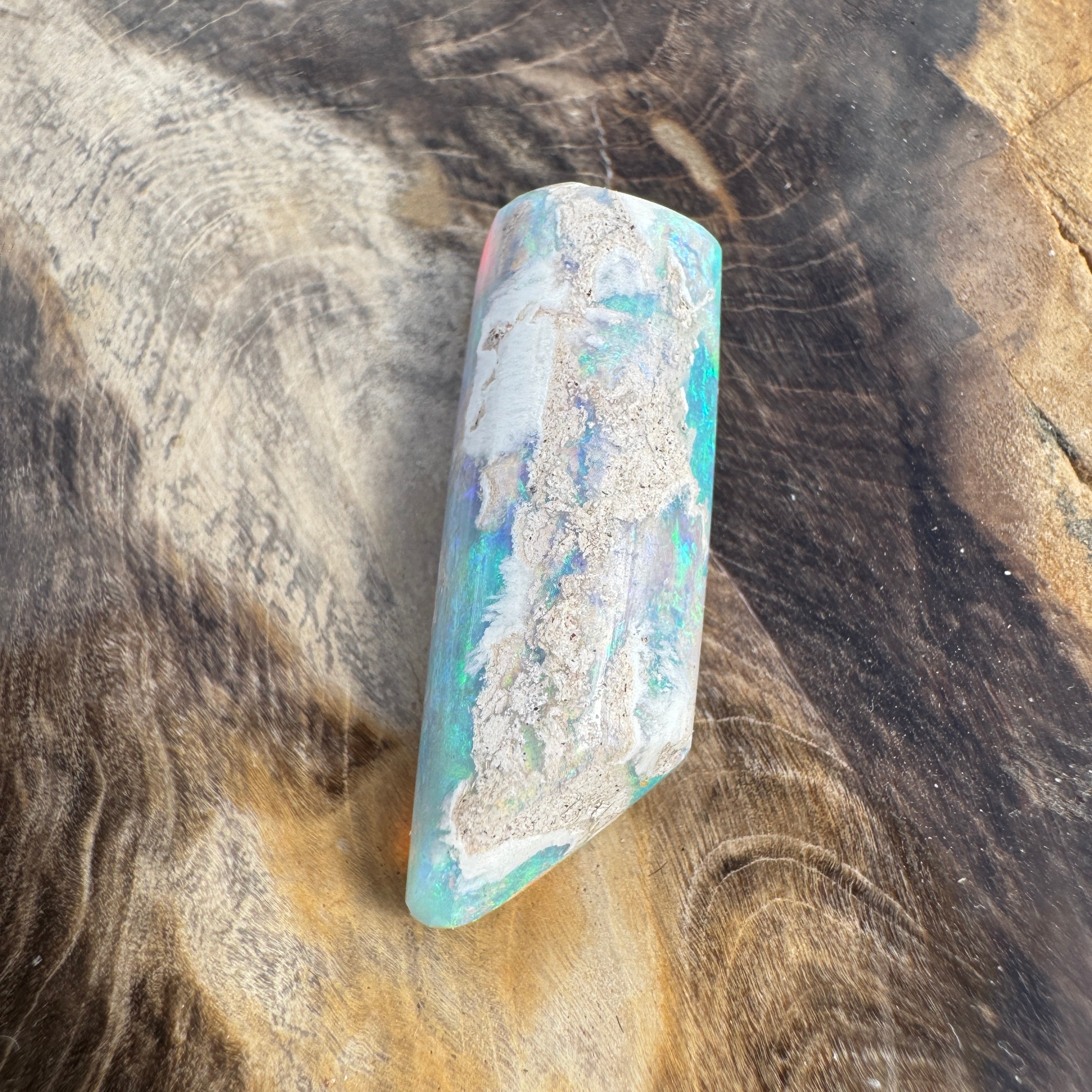 11.6ct Coober Pedy Belemnite Opal | Solid Australian Opal | Hand-Cut