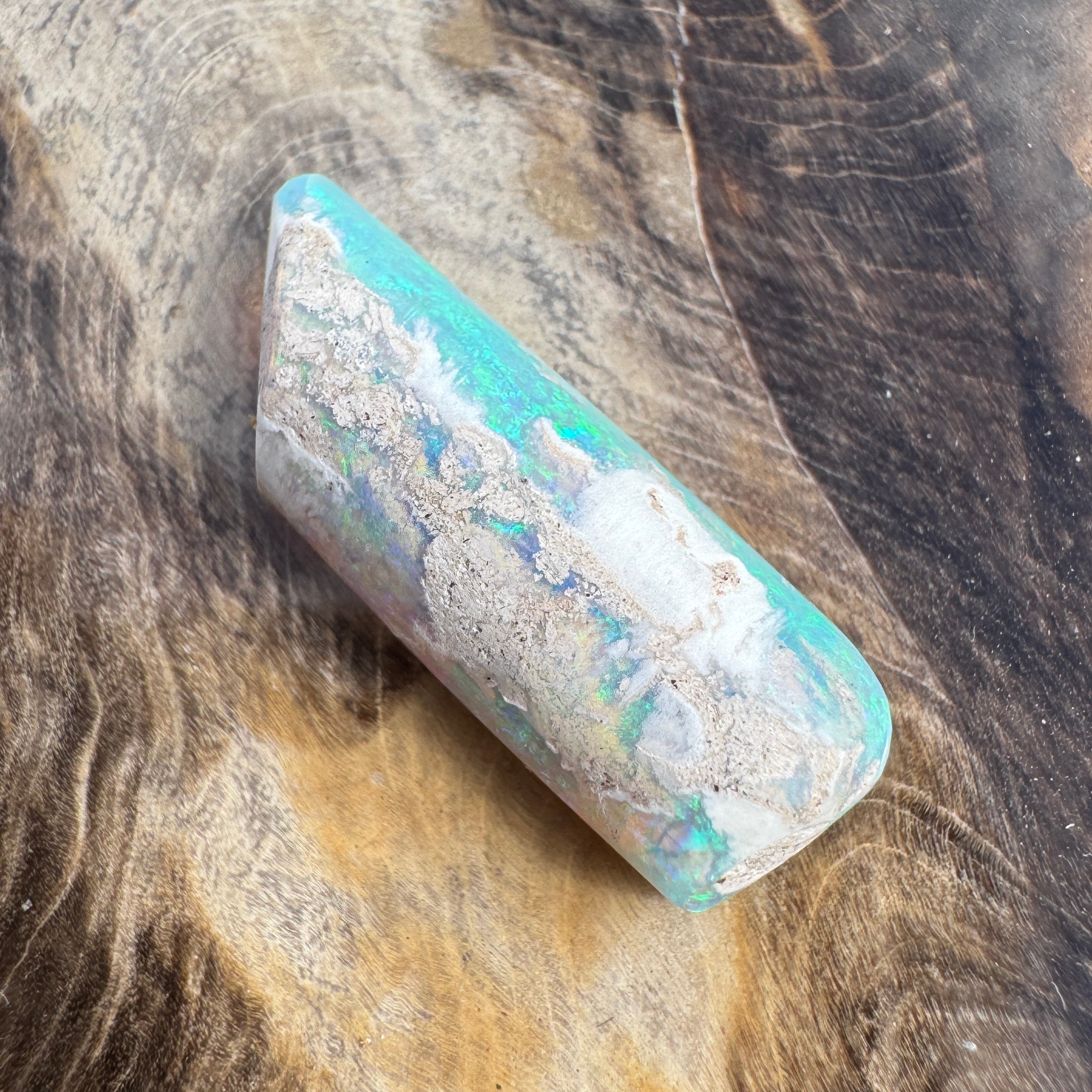 11.6ct Coober Pedy Belemnite Opal | Solid Australian Opal | Hand-Cut
