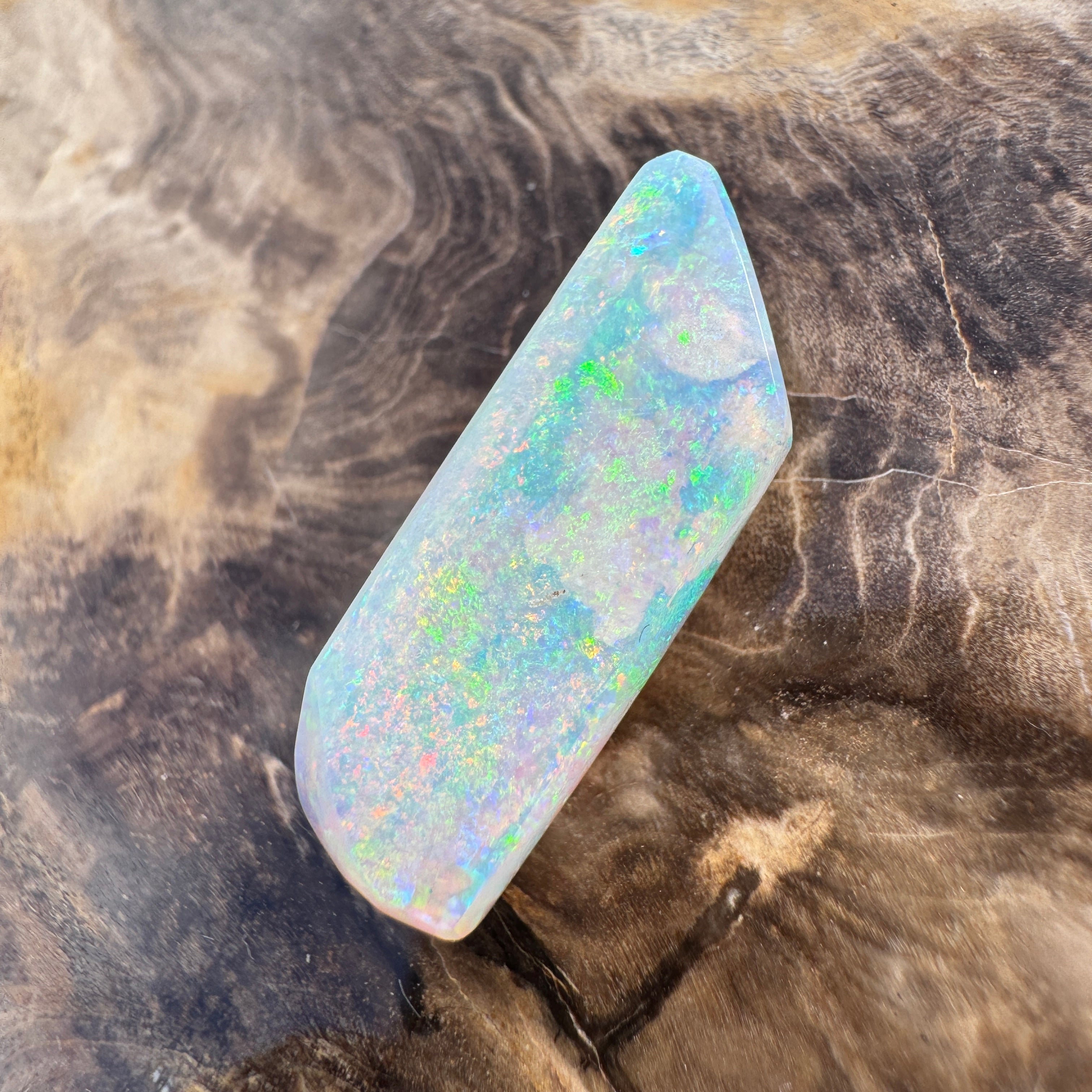 11.6ct Coober Pedy Belemnite Opal | Solid Australian Opal | Hand-Cut