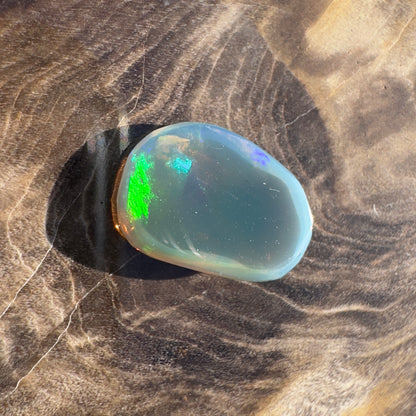 Lightning Ridge Semi Black Opal 1.7carat Solid Hand-Cut