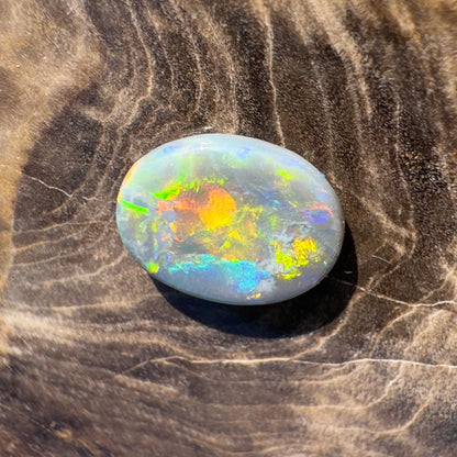 Lightning Ridge Semi Black Opal 1.0carat Solid Hand-Cut