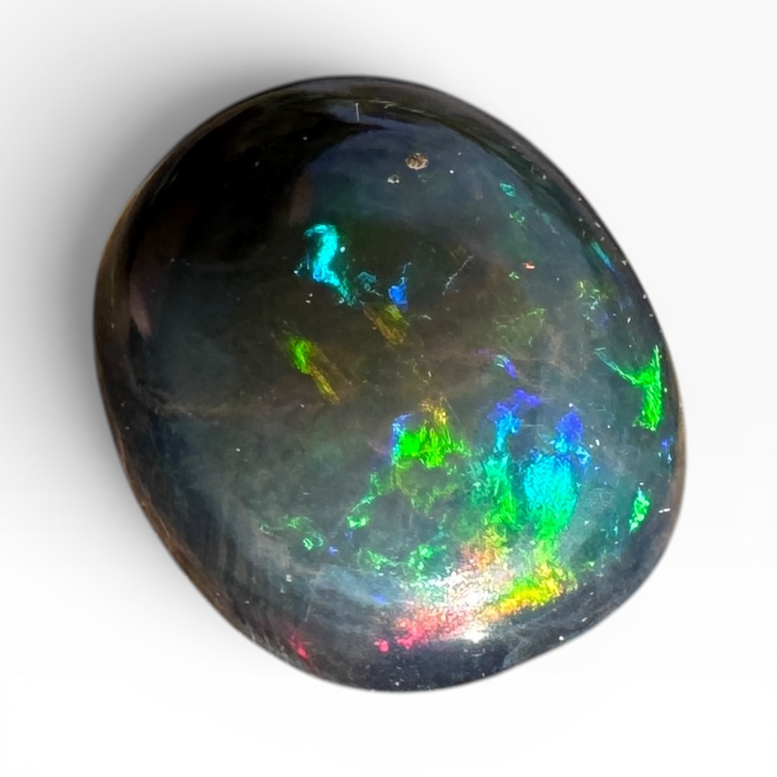 0.7ct Lightning Ridge Black Opal | Solid Australian Opal | Hand-Cut