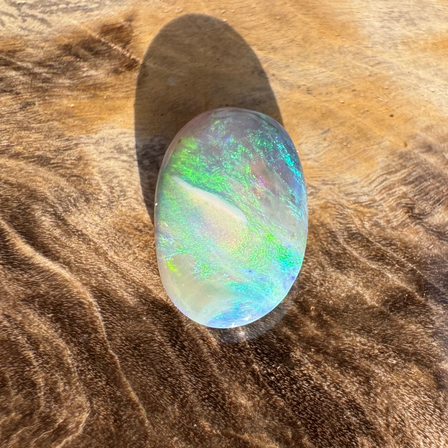 1ct Lightning Ridge Opal | Solid Australian Opal | Hand-Cut