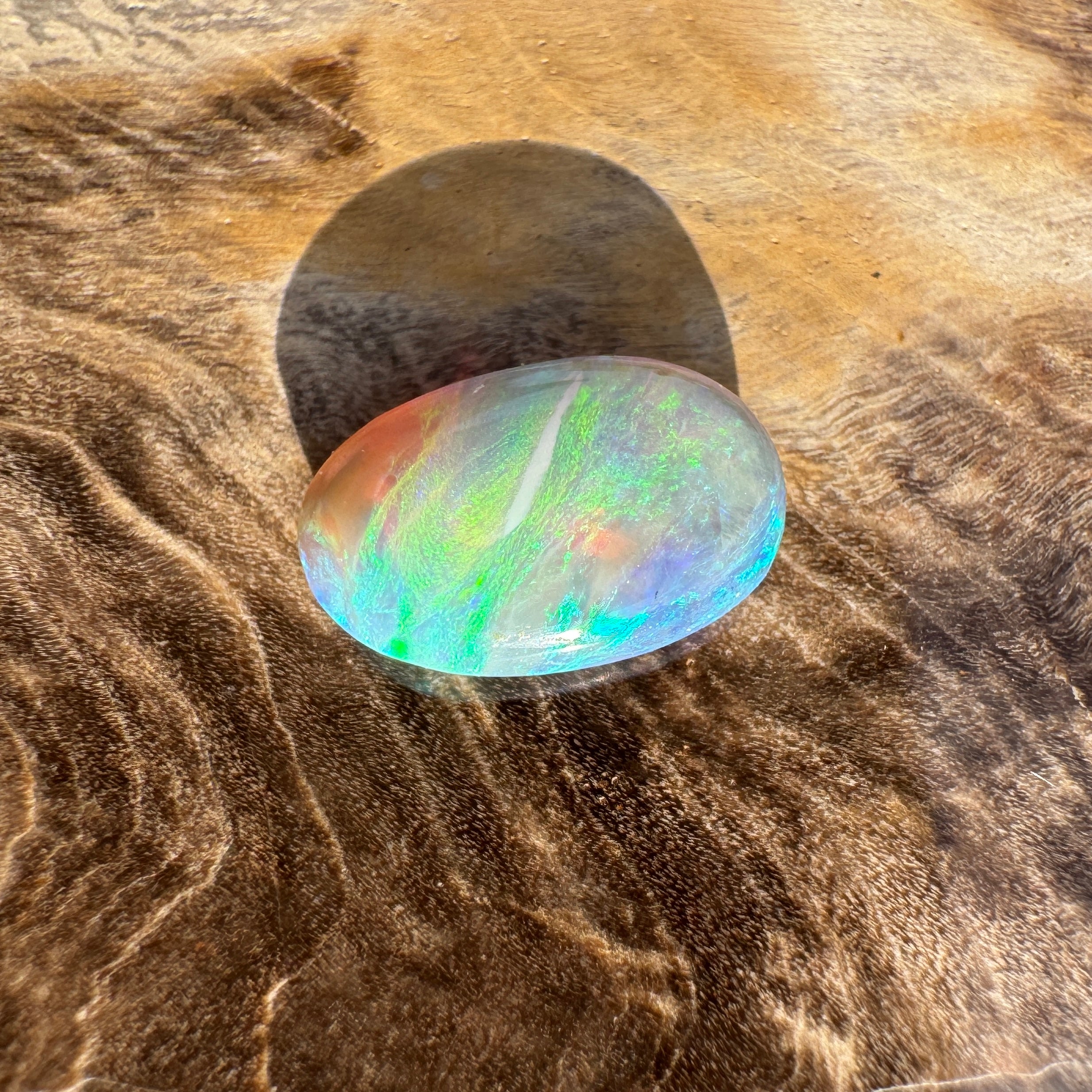 1ct Lightning Ridge Opal | Solid Australian Opal | Hand-Cut