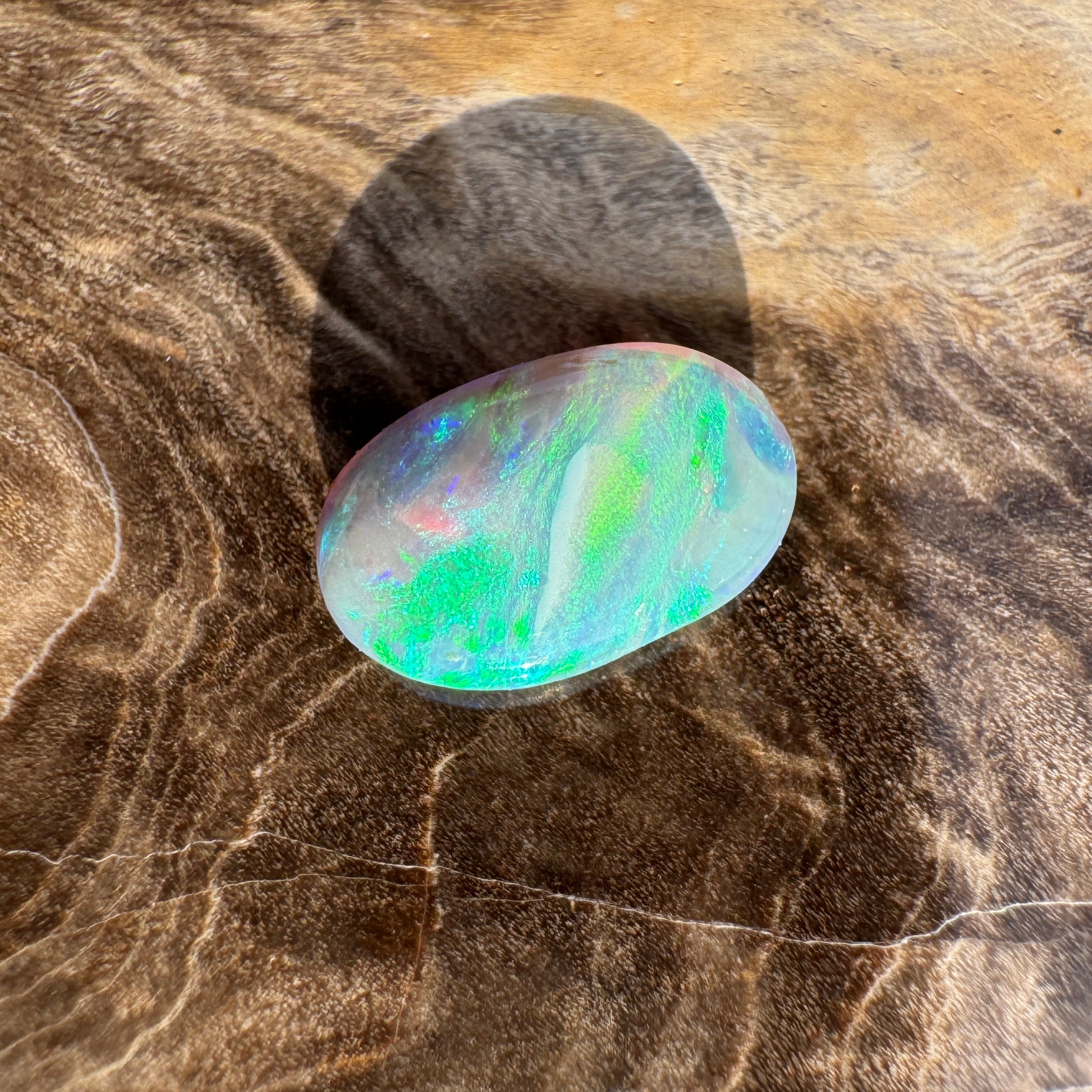 1ct Lightning Ridge Opal | Solid Australian Opal | Hand-Cut