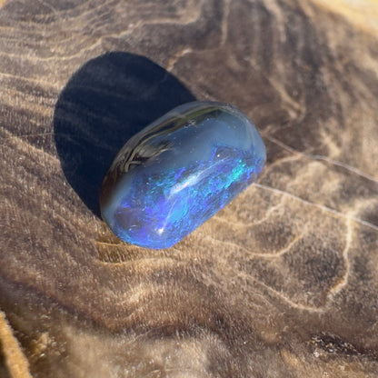 Lightning Ridge Semi Black Opal 1.5carat Solid Hand-Cut