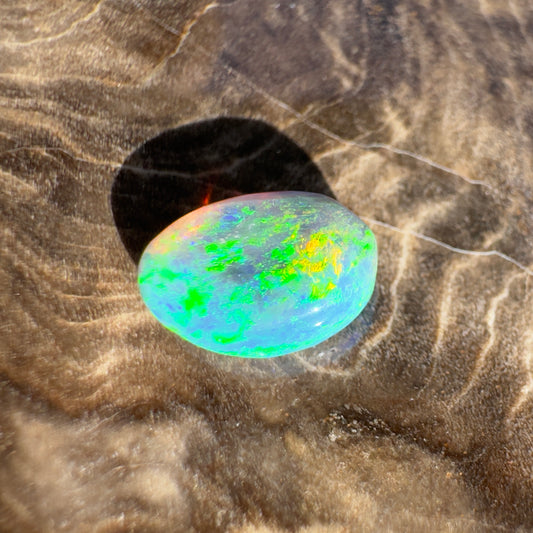 Lightning Ridge Semi Black Opal 1.1carat Solid Hand-Cut