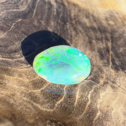 Lightning Ridge Semi Black Opal 1.1carat Solid Hand-Cut