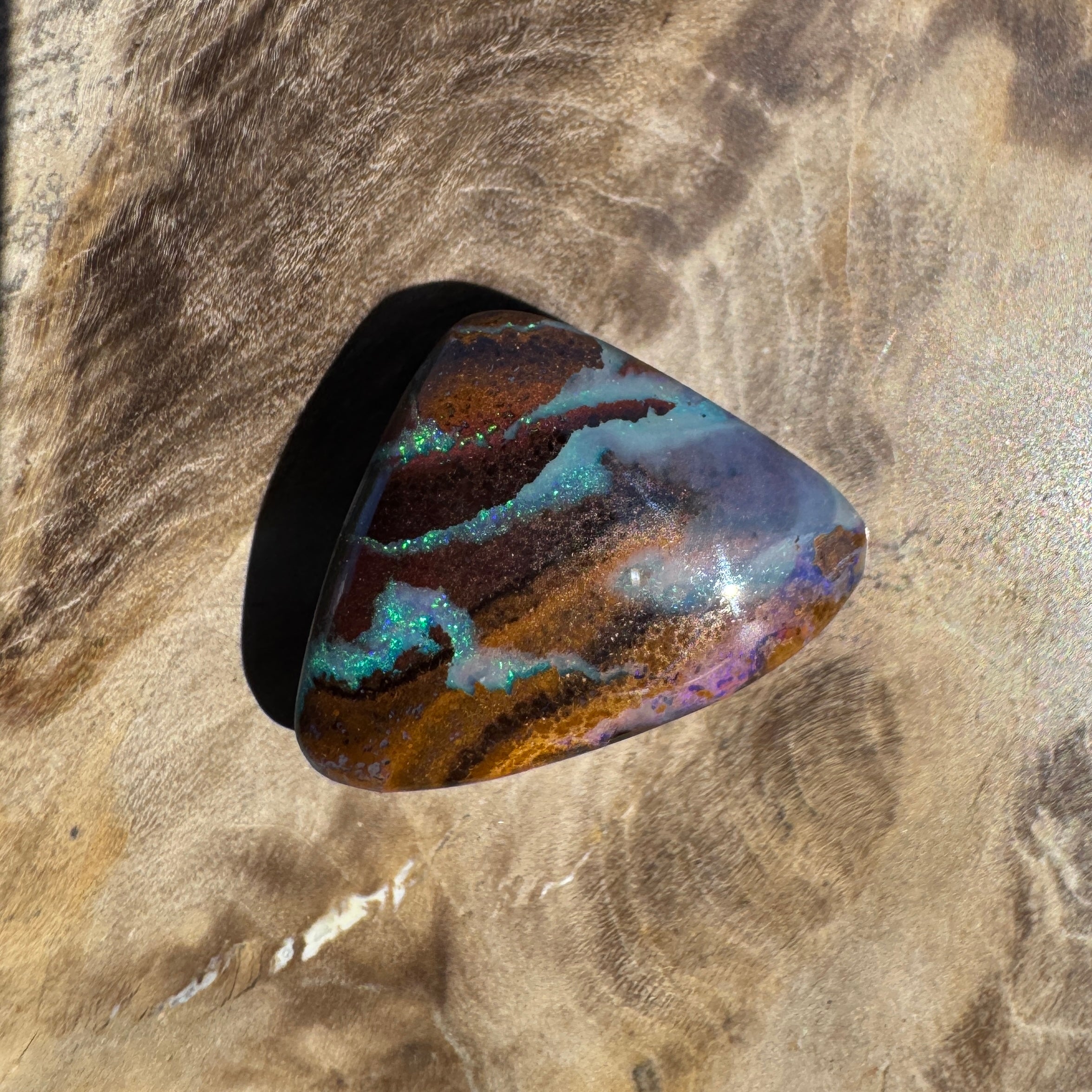 8ct Queensland Boulder Opal | Solid Australian Opal | Hand-Cut