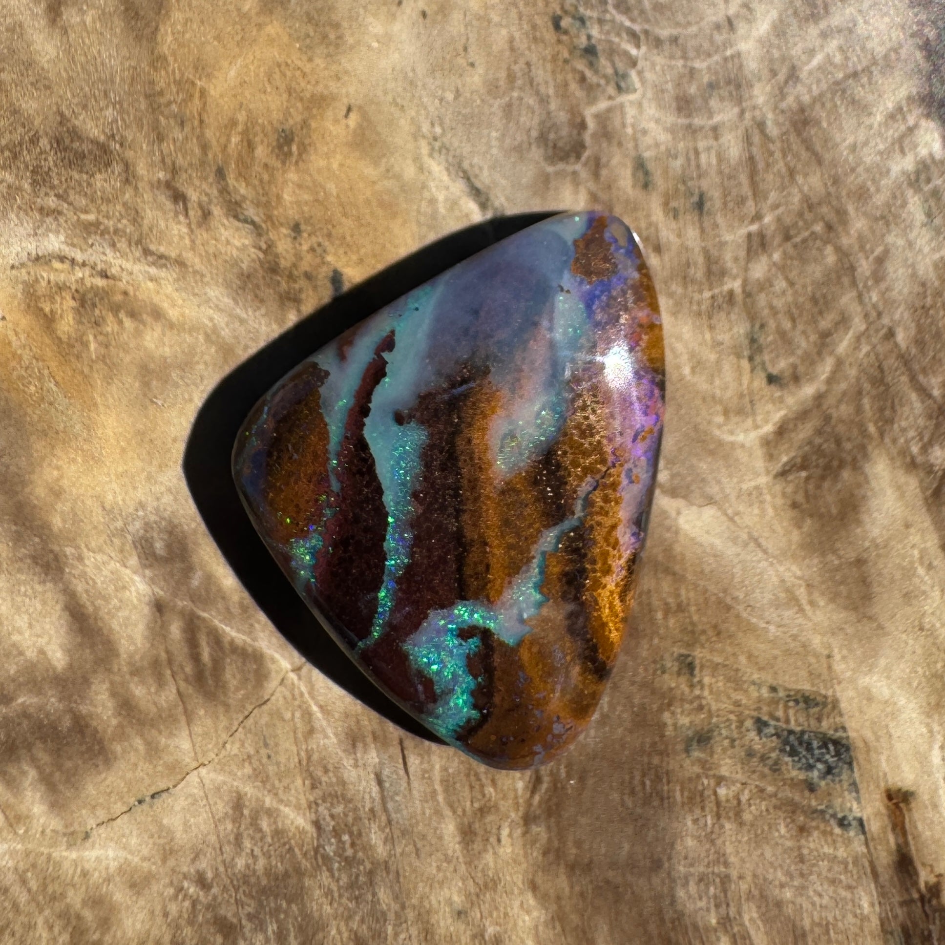 8ct Queensland Boulder Opal | Solid Australian Opal | Hand-Cut