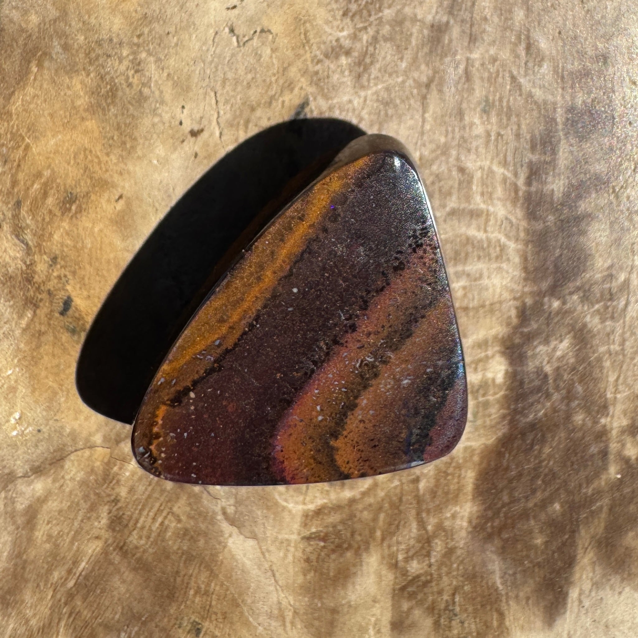 8ct Queensland Boulder Opal | Solid Australian Opal | Hand-Cut