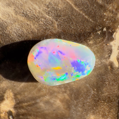 Lightning Ridge Semi Black Opal 0.9carat Solid Hand-Cut