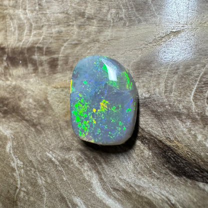 3.2carat Hand-Cut Solid Lightning Ridge Semi Black Opal