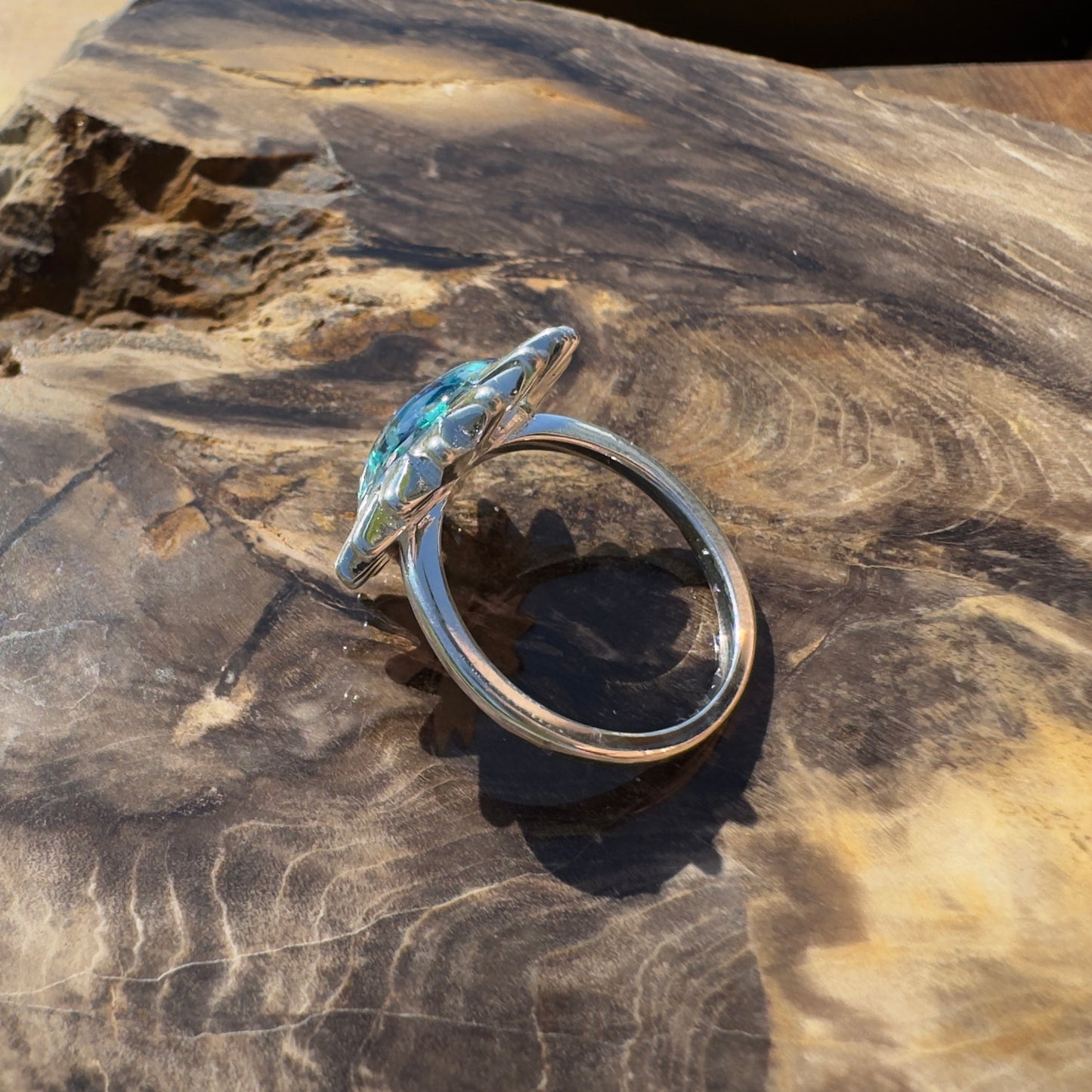 Handcrafted Australian Opal Sterling Silver Ring | Iona Opal Australia