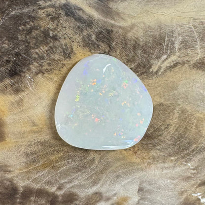 Hand-Cut Solid Lightning Ridge White Opal 3.7carat