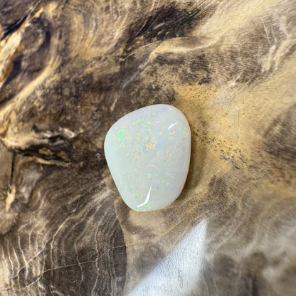 Hand-Cut Solid Lightning Ridge White Opal 3.7carat