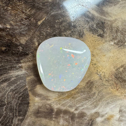 Hand-Cut Solid Lightning Ridge White Opal 3.7carat