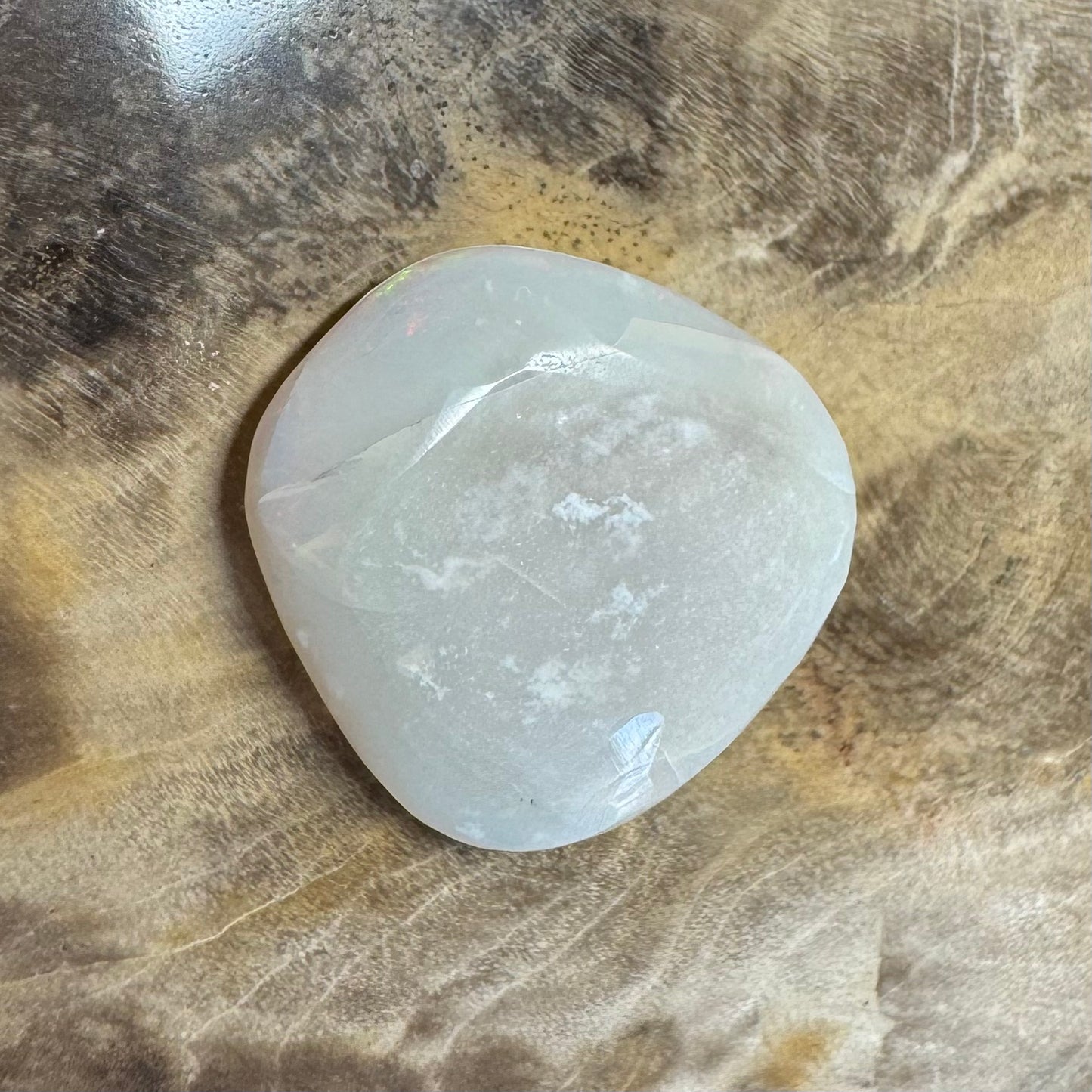 Hand-Cut Solid Lightning Ridge White Opal 3.7carat